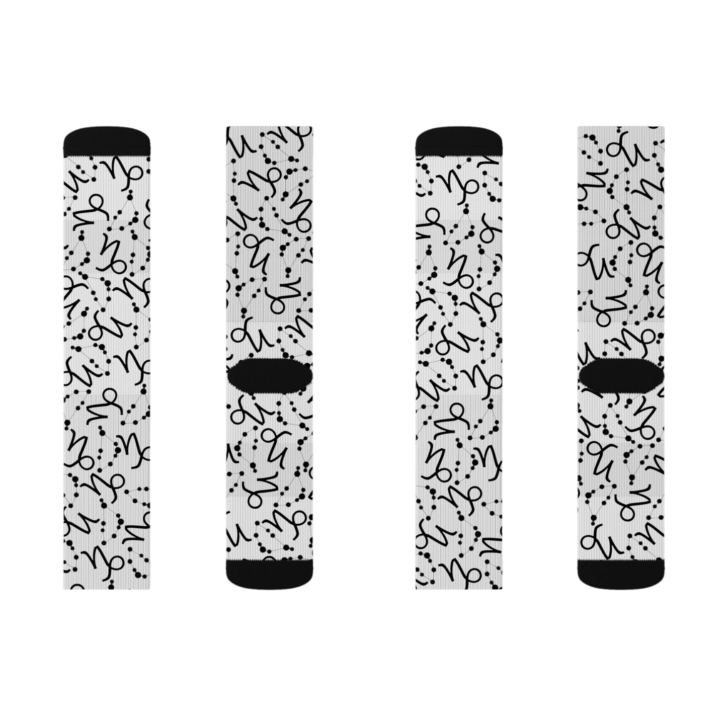 Zodiac Sublimation Socks Capricorn Zodiac sign