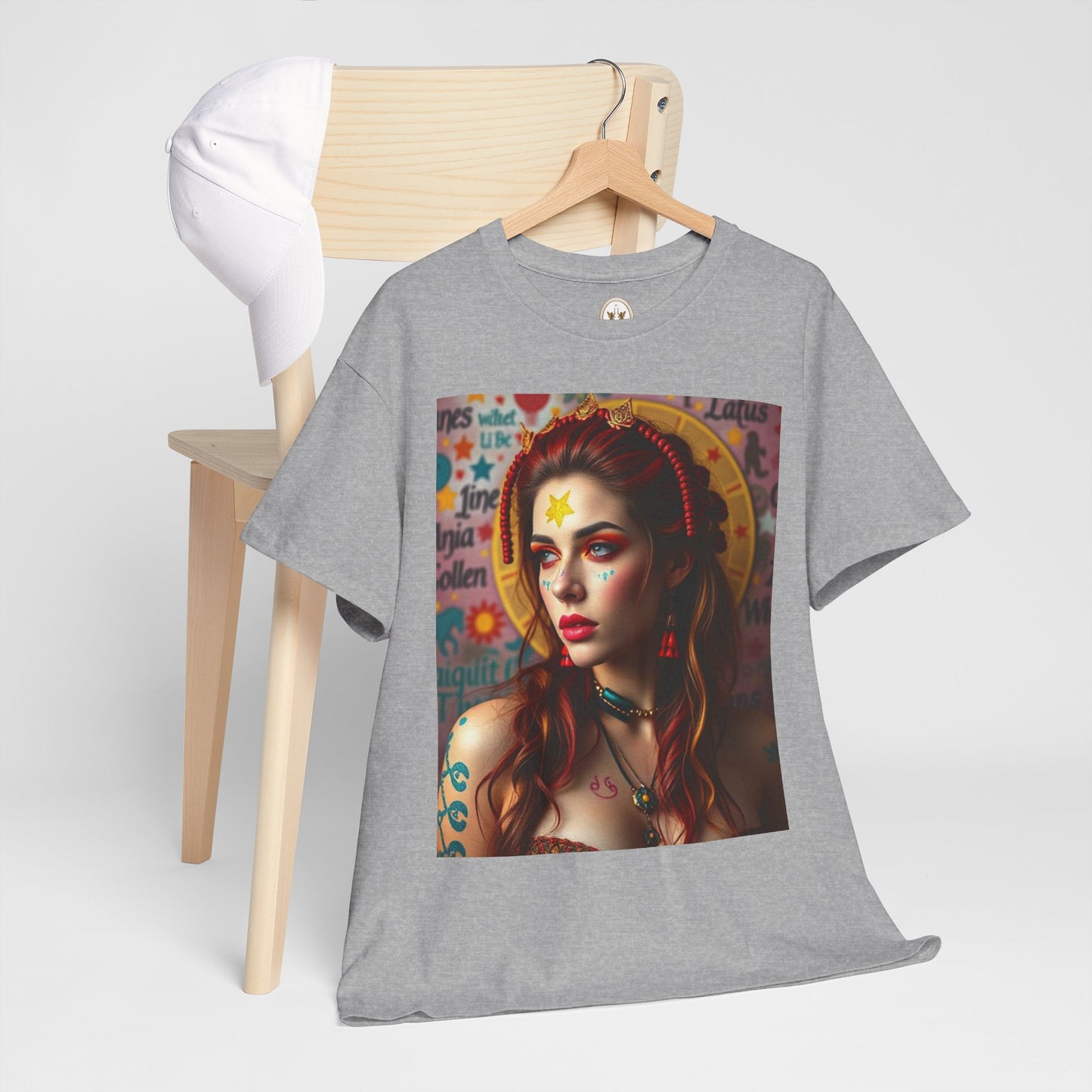 Unisex Heavy Cotton T-Shirt, Sagittarius, Zodiac, Sexy Art