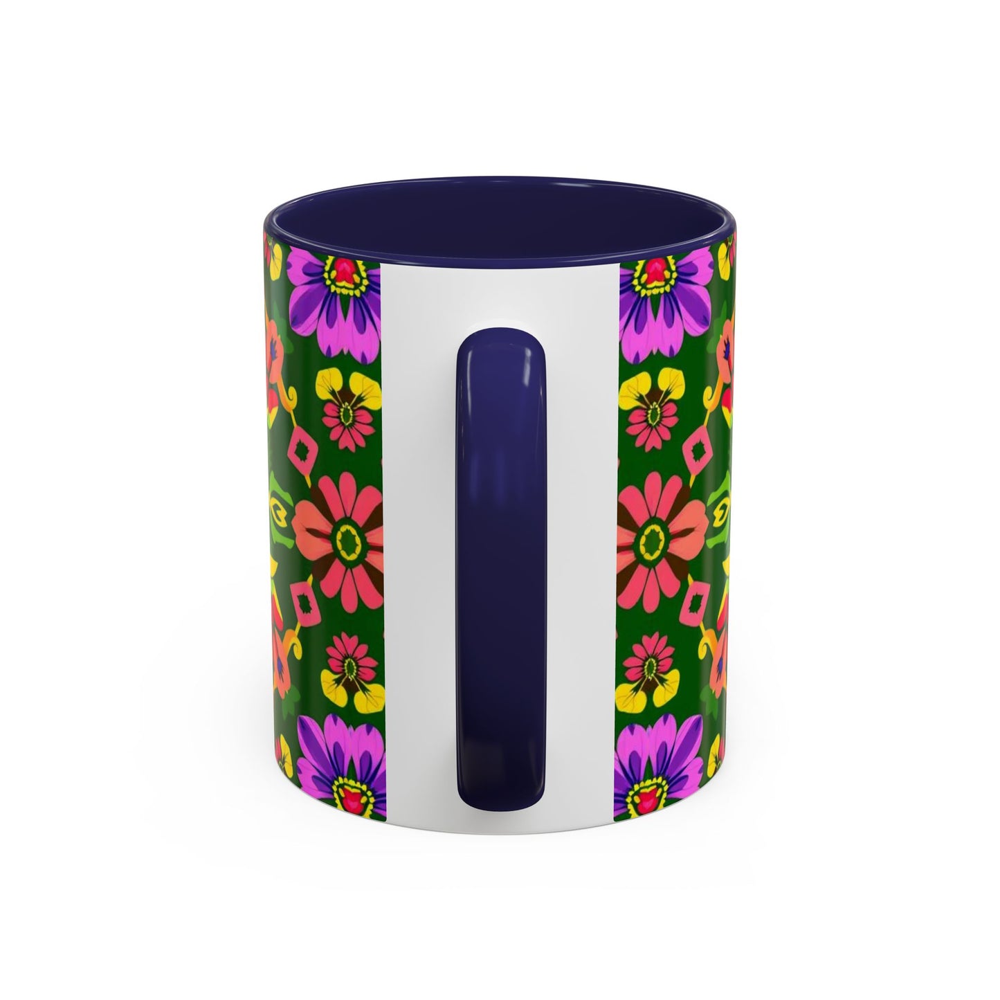 Accent Coffee Mug, Libra, Zodiac, Flower Pattern, (11, 15oz)