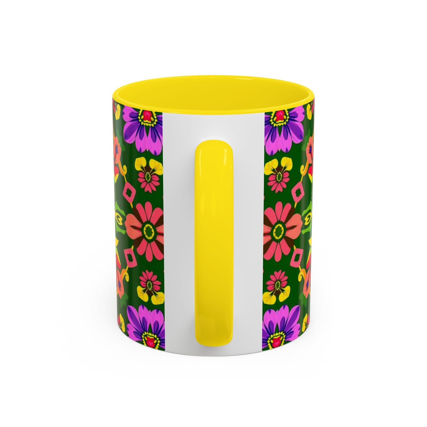 Accent Coffee Mug, Libra, Zodiac, Flower Pattern, (11, 15oz)