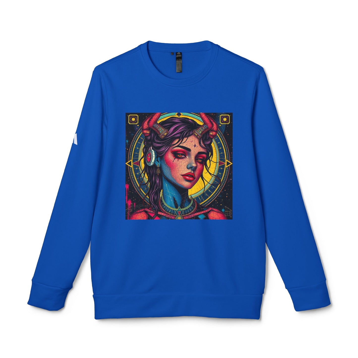 Adidas, Unisex Fleece Crewneck Sweatshirt, Scorpio, Pop Art v1, Zodiac