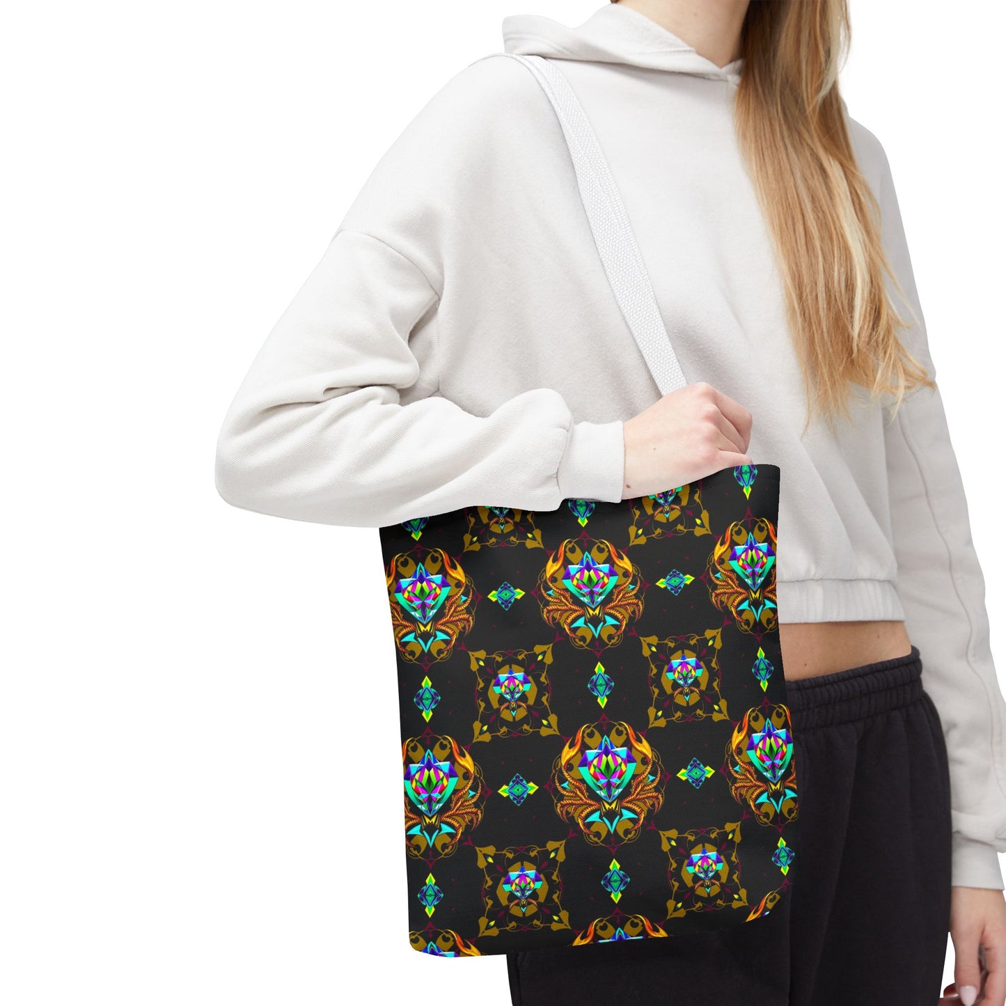 Tote Bag (AOP), Scorpio, Zodiac, Jewel Pattern