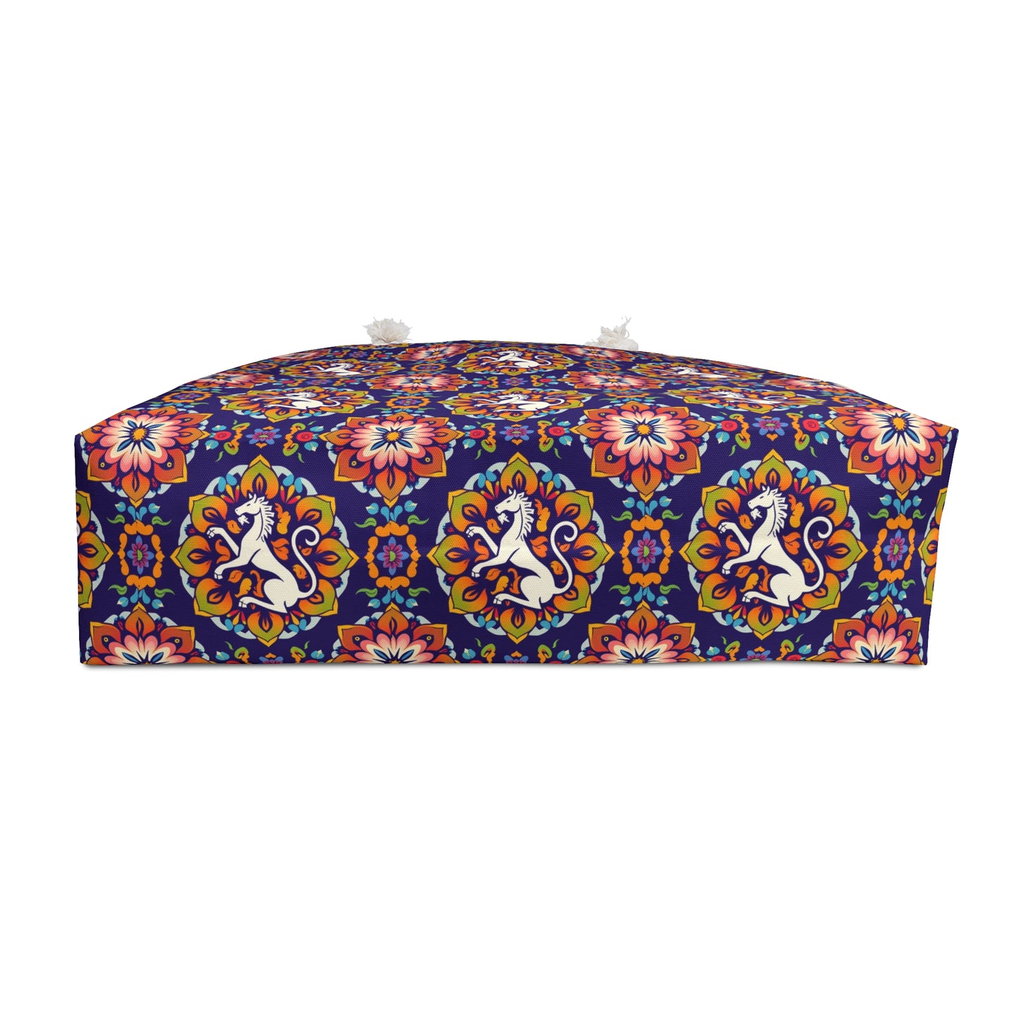 Weekender Bag, Virgo, Zodiac v2, Flower Pattern