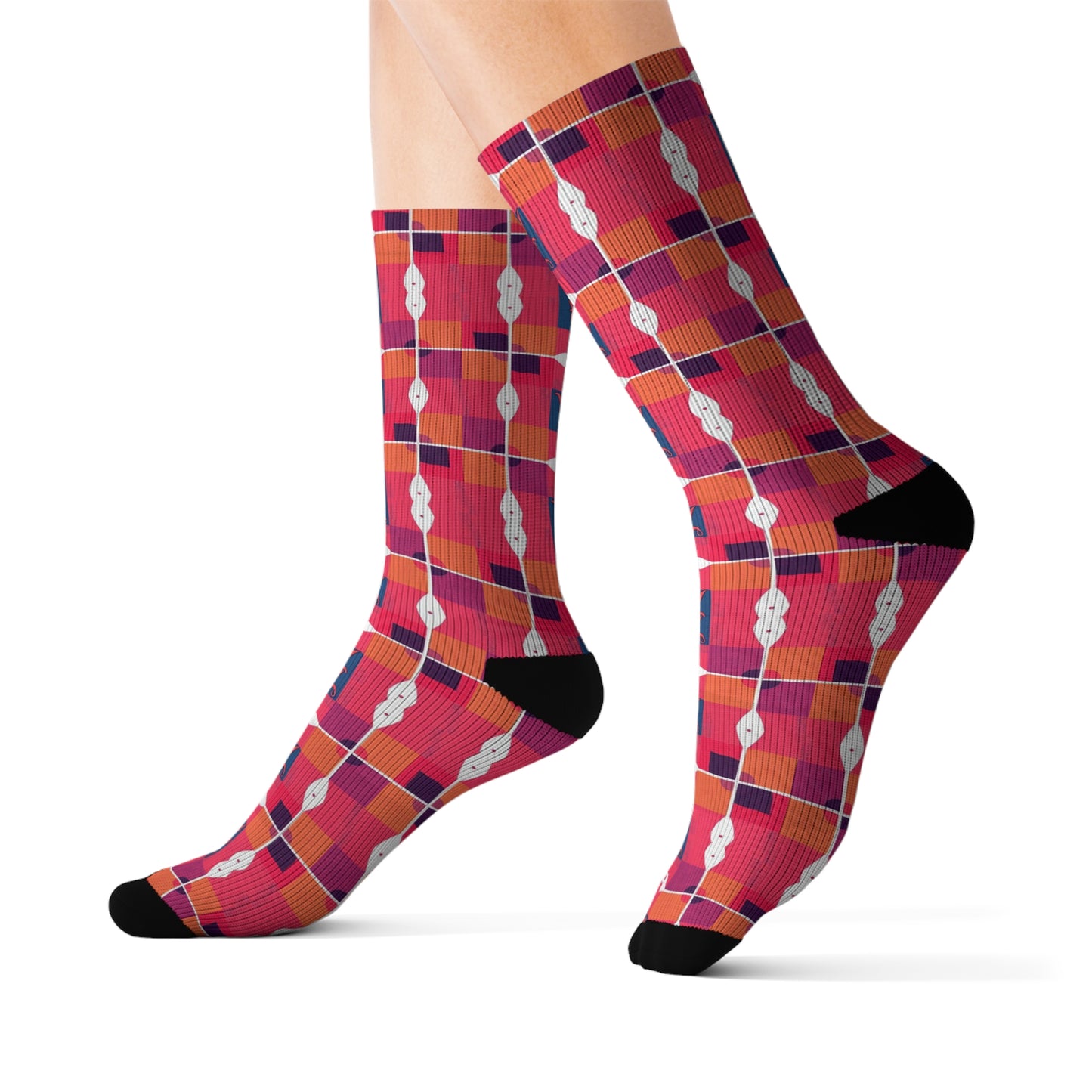 Sublimation Socks, Sagittarius, Zodiac v2, Shapes Pattern