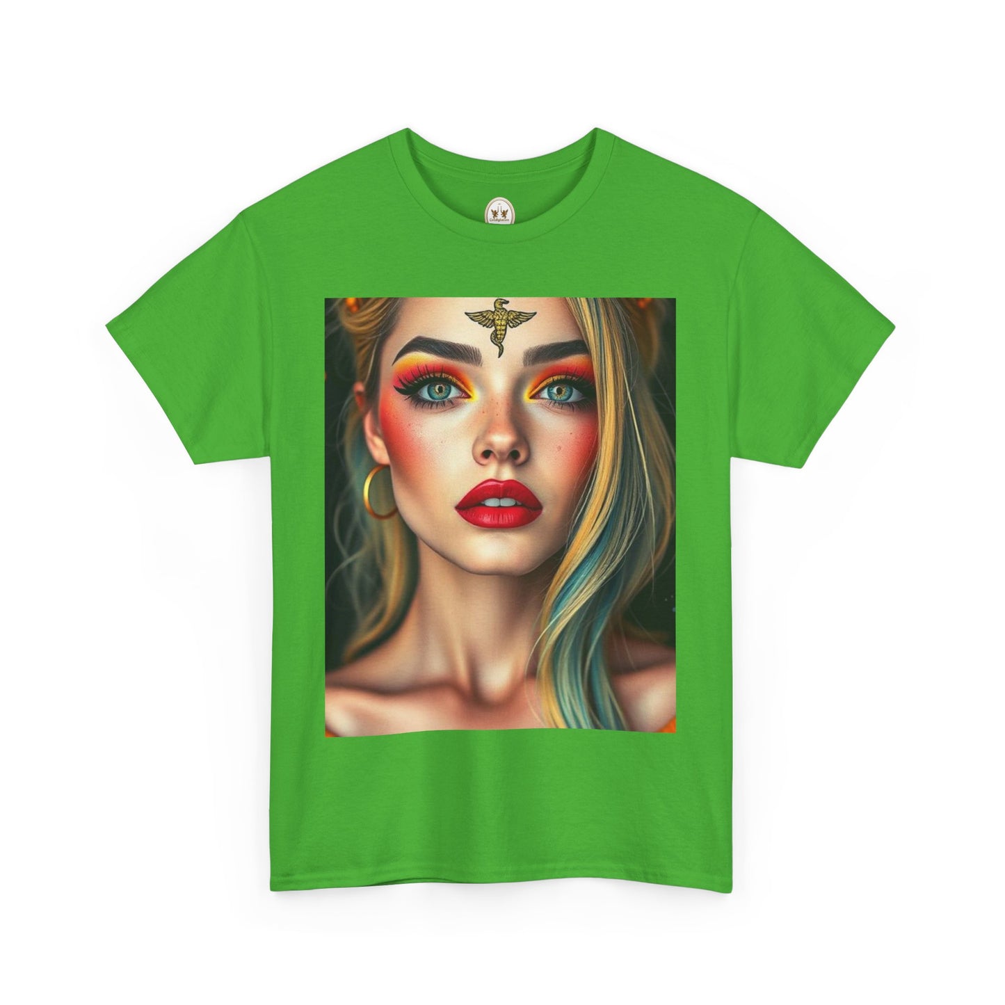 Unisex Heavy Cotton T-Shirt, Virgo, Zodiac, Sexy Art