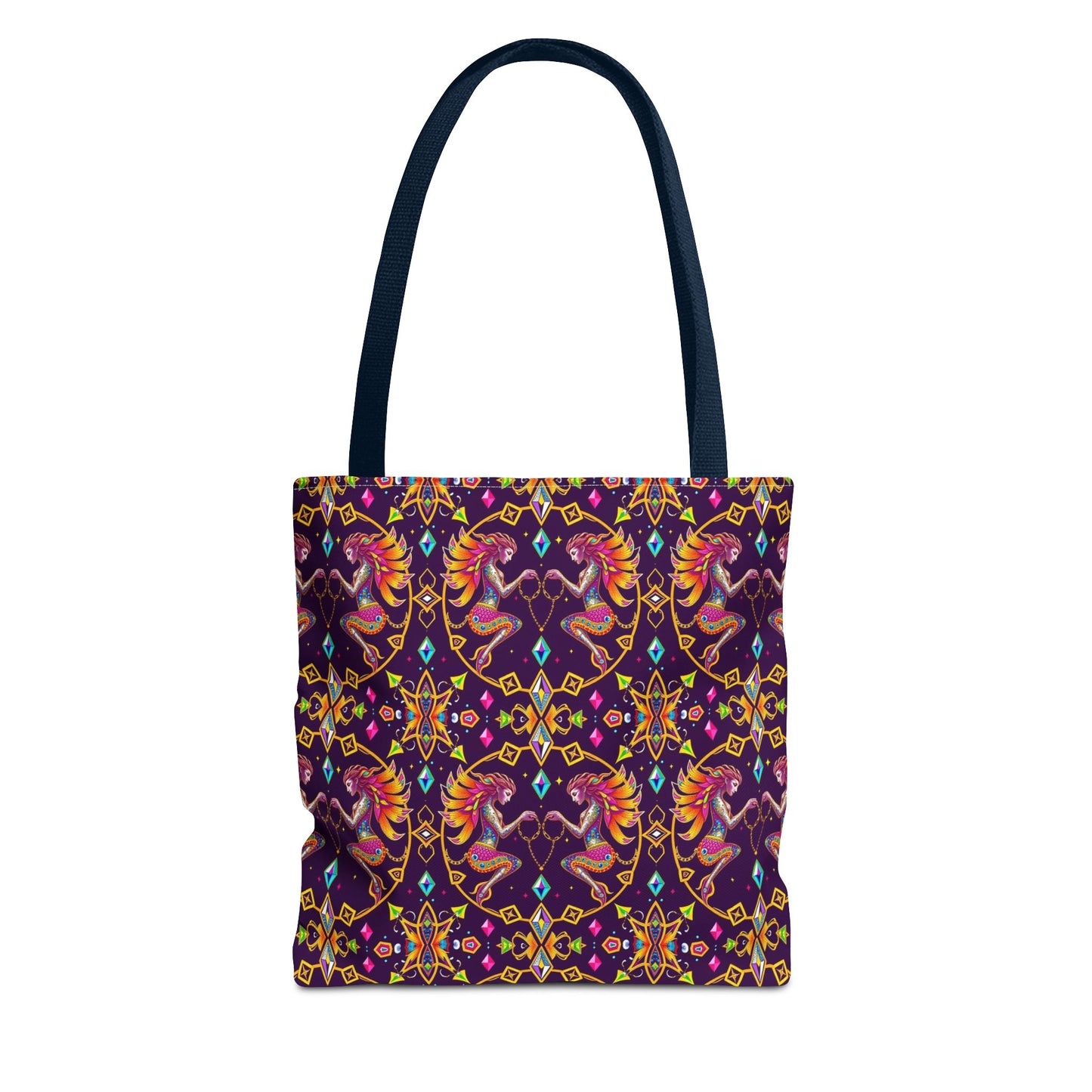 Tote Bag (AOP), Gemini, Zodiac, Jewel Pattern