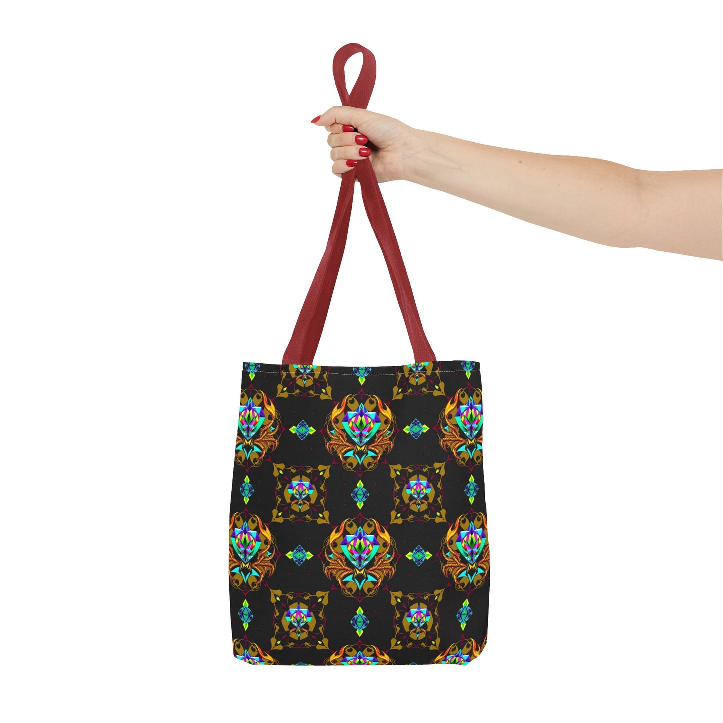Tote Bag (AOP), Scorpio, Zodiac, Jewel Pattern
