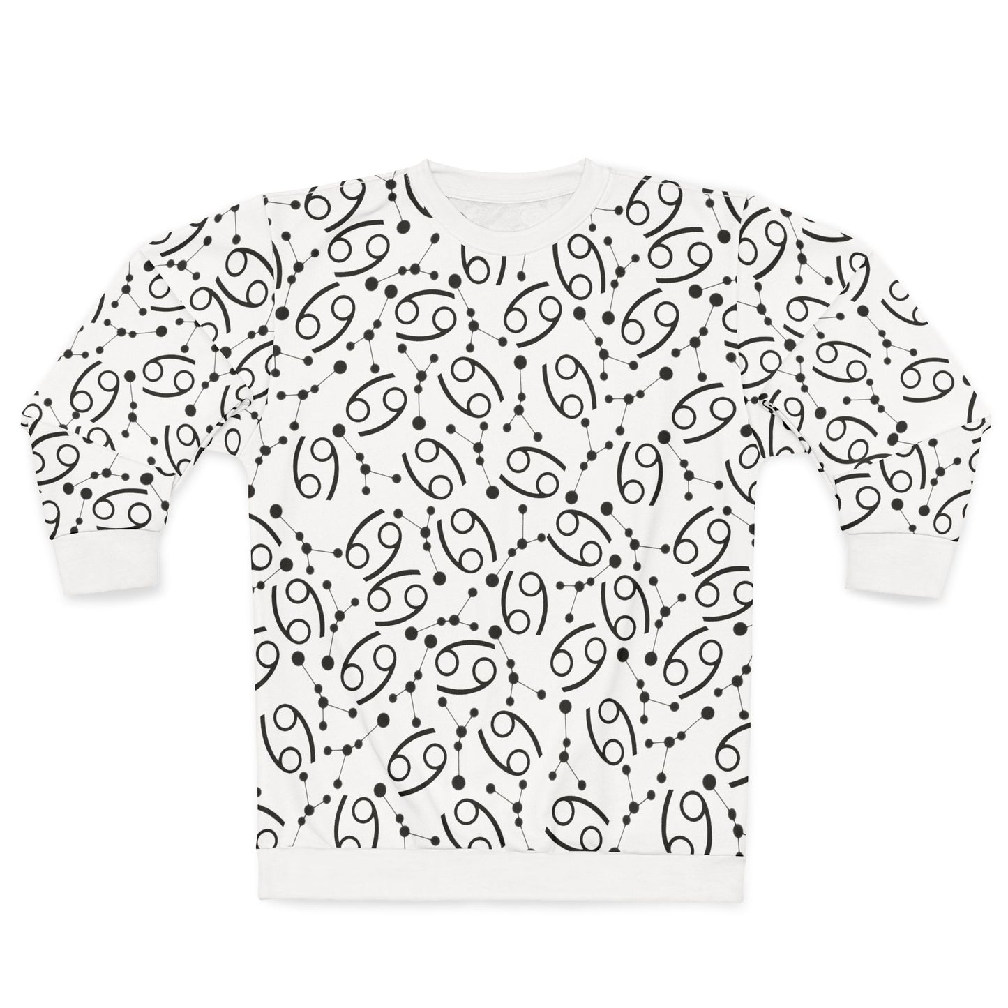 Zodiac AOP Unisex Sweatshirt Cancer Zodiac Sign