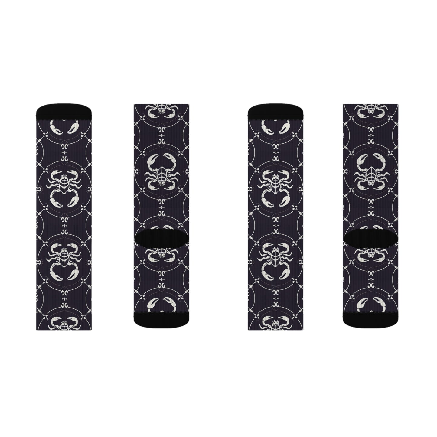 Sublimation Socks, Scorpio, Zodiac, Pattern