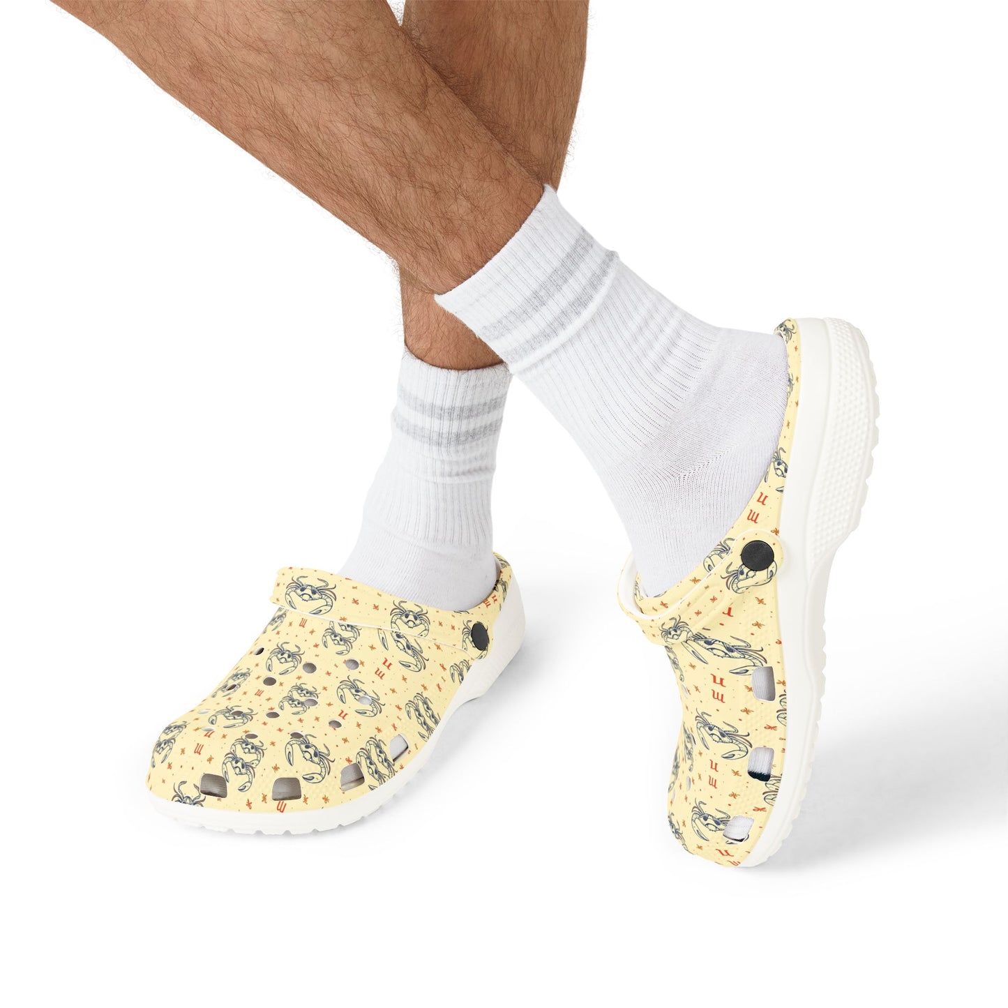 EVA Foam Rubber Shoes, (AOP), Cancer, Zodiac, Pattern