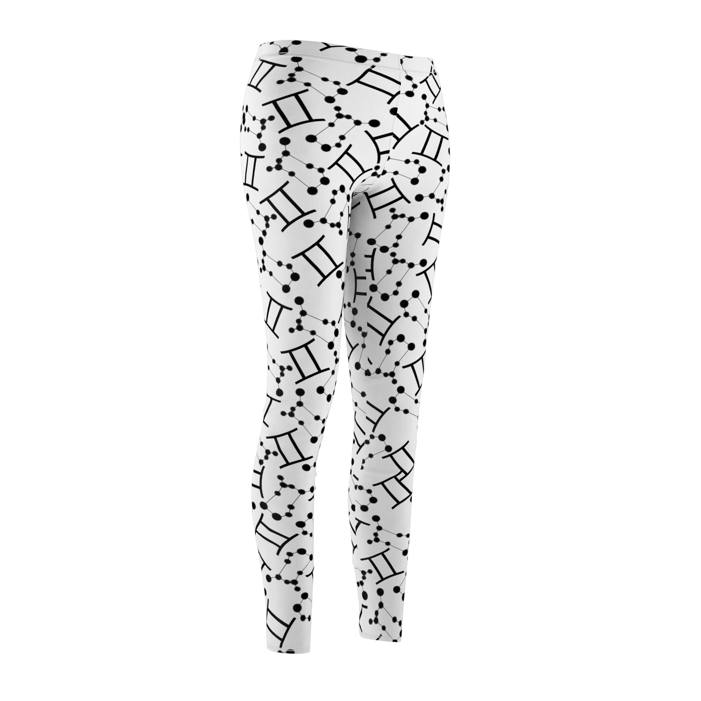 Women's Zodiac Cut & Sew Casual Leggings Gemini Zodiac sign