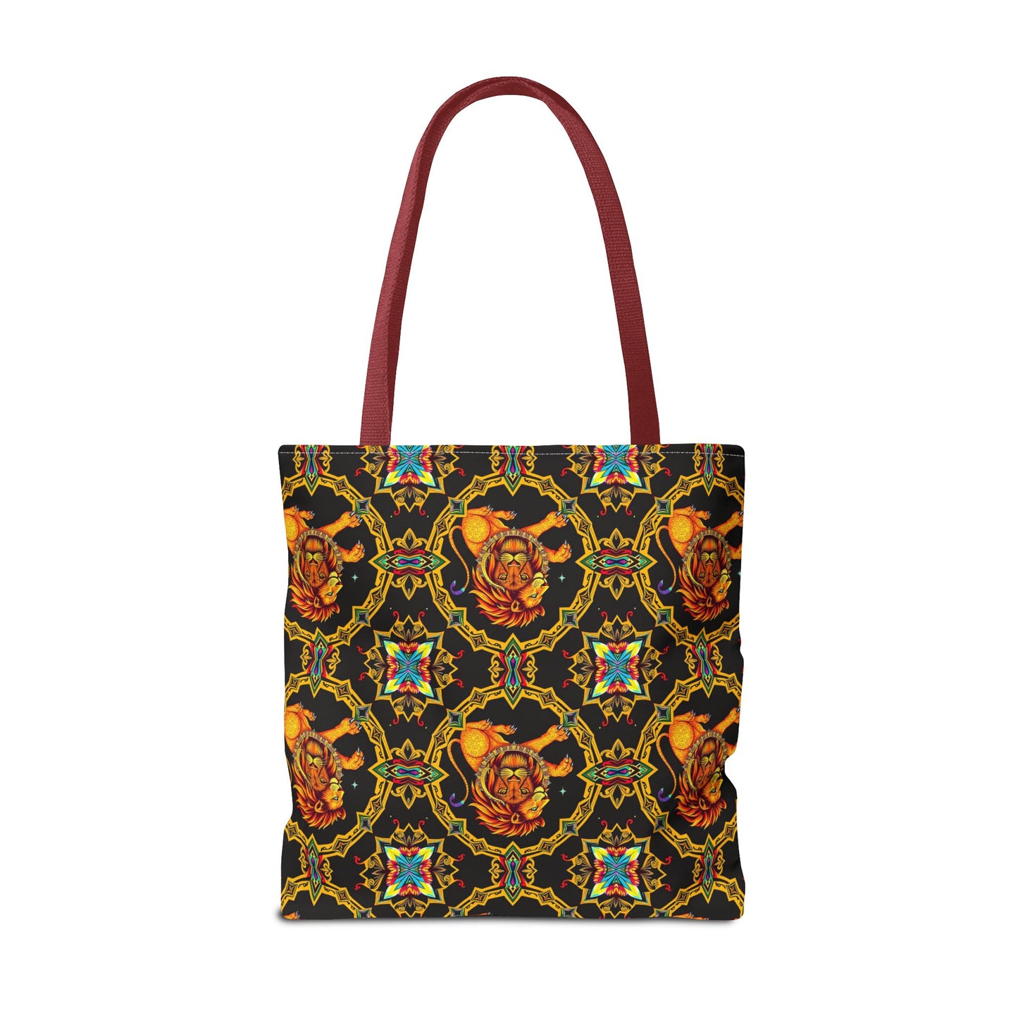 Tote Bag (AOP), Leo, Zodiac, Jewel Pattern