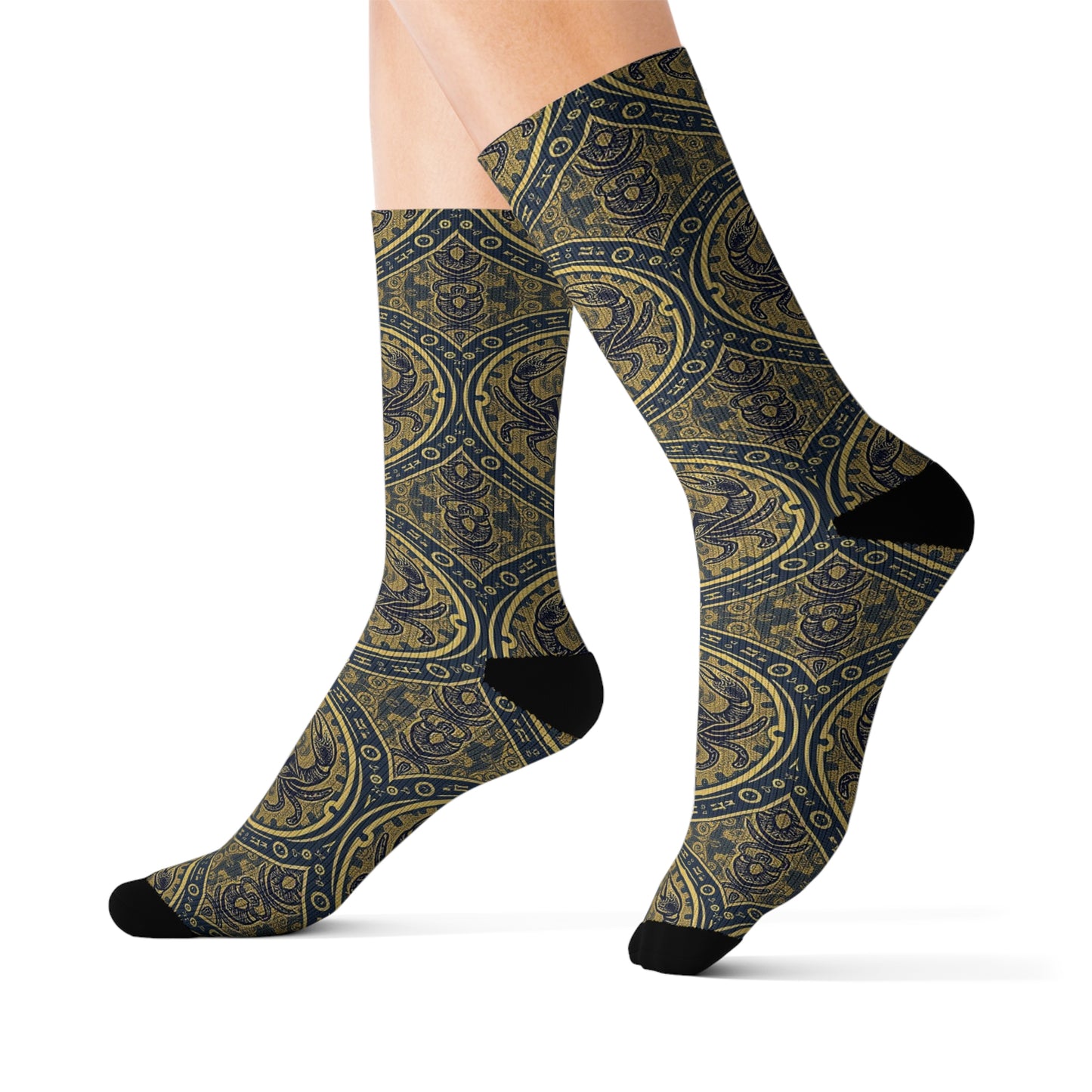 Sublimation Socks, Cancer, Zodiac, Pattern
