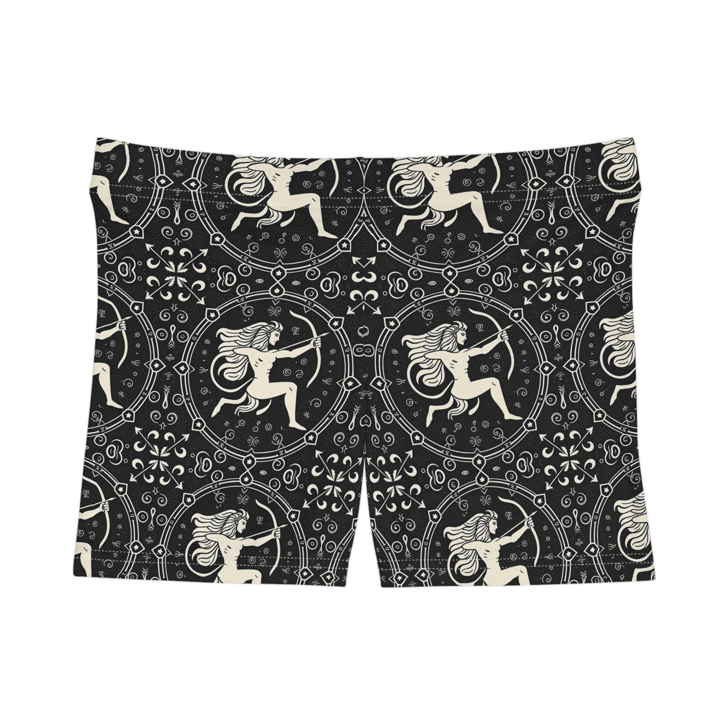 Women's Shorts, AOP, Sagittarius, Zodiac v1, Pattern