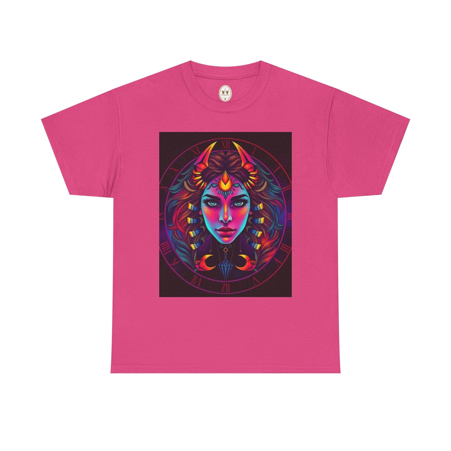 Unisex Heavy Cotton T-Shirt, Scorpio, Zodiac v4, Sexy Art