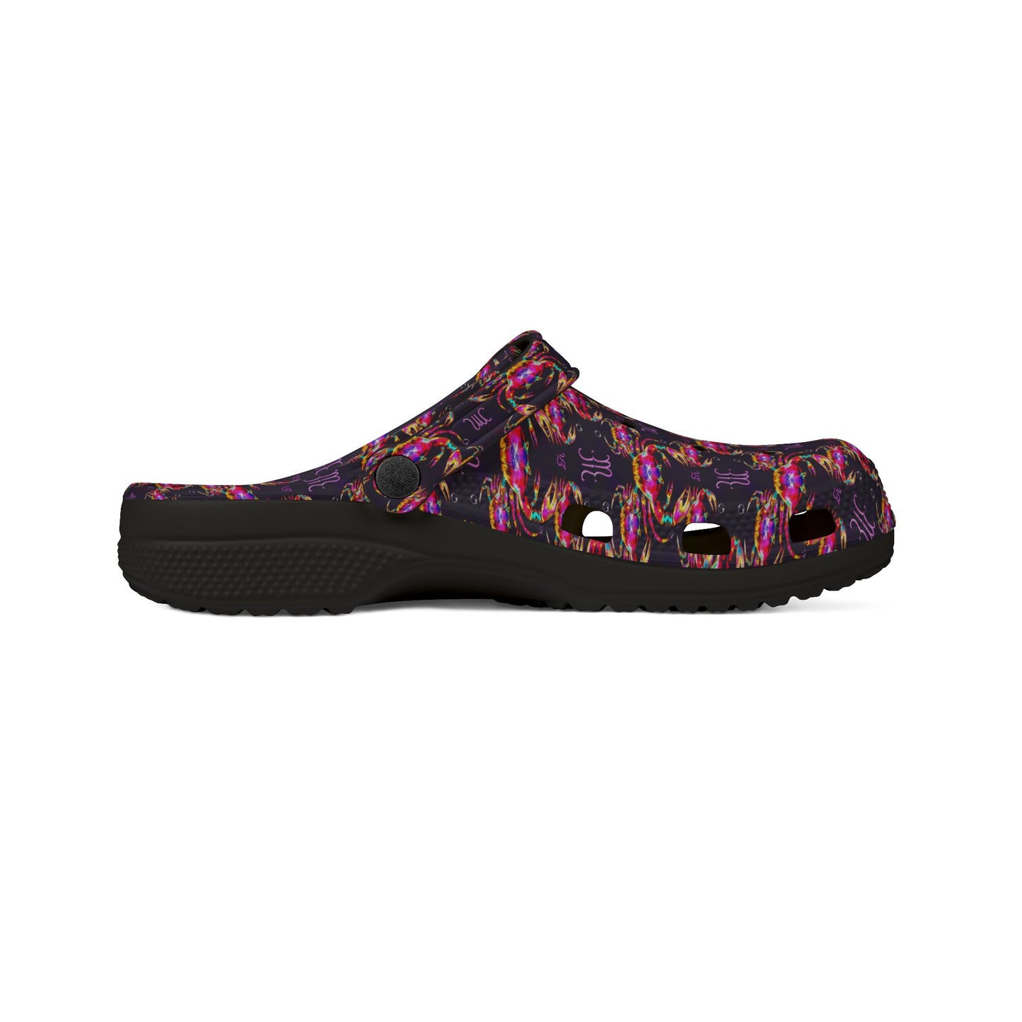 EVA Foam Rubber Shoes, (AOP), Cancer, Zodiac v4, Pattern