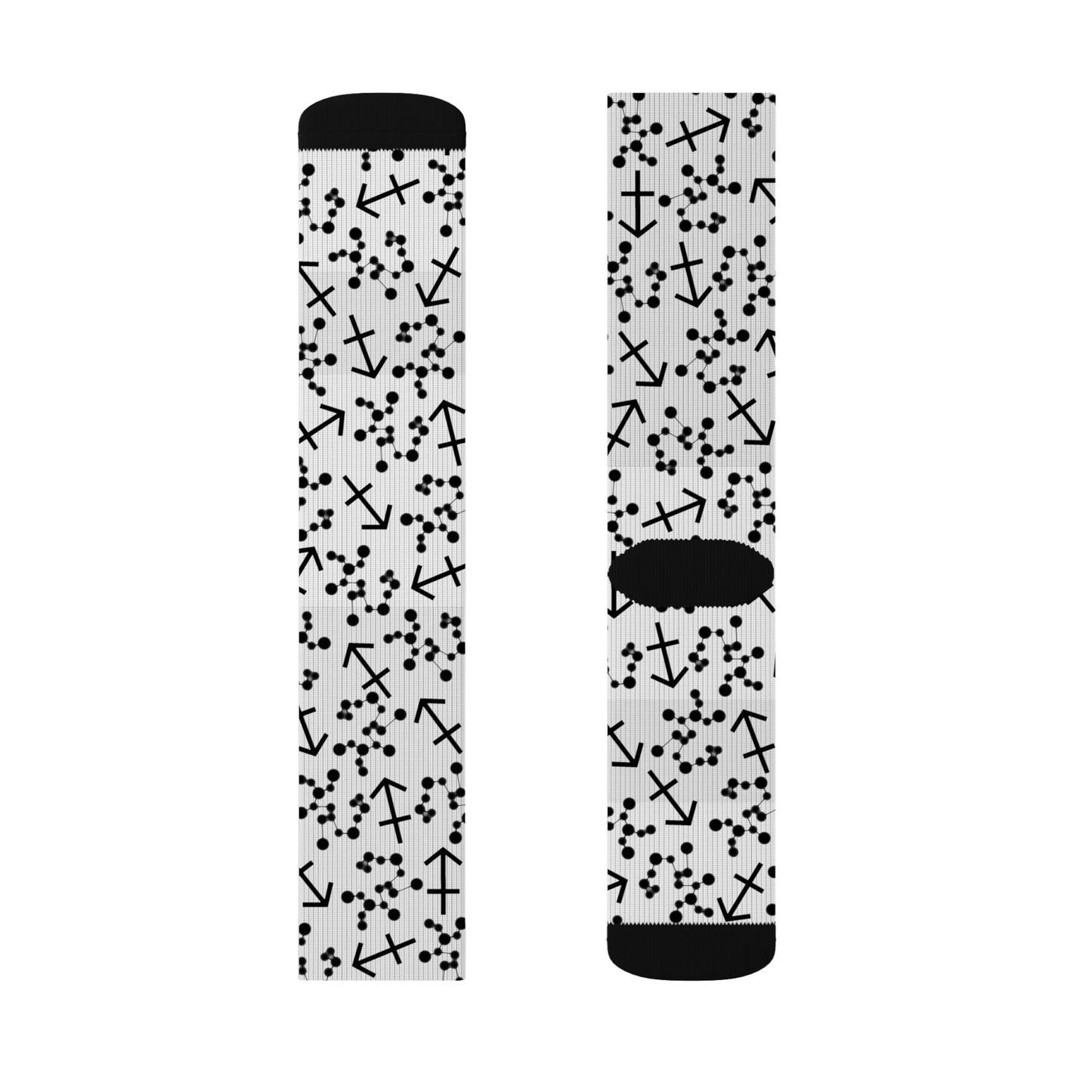 Zodiac Sublimation Socks Sagittarius Zodiac sign