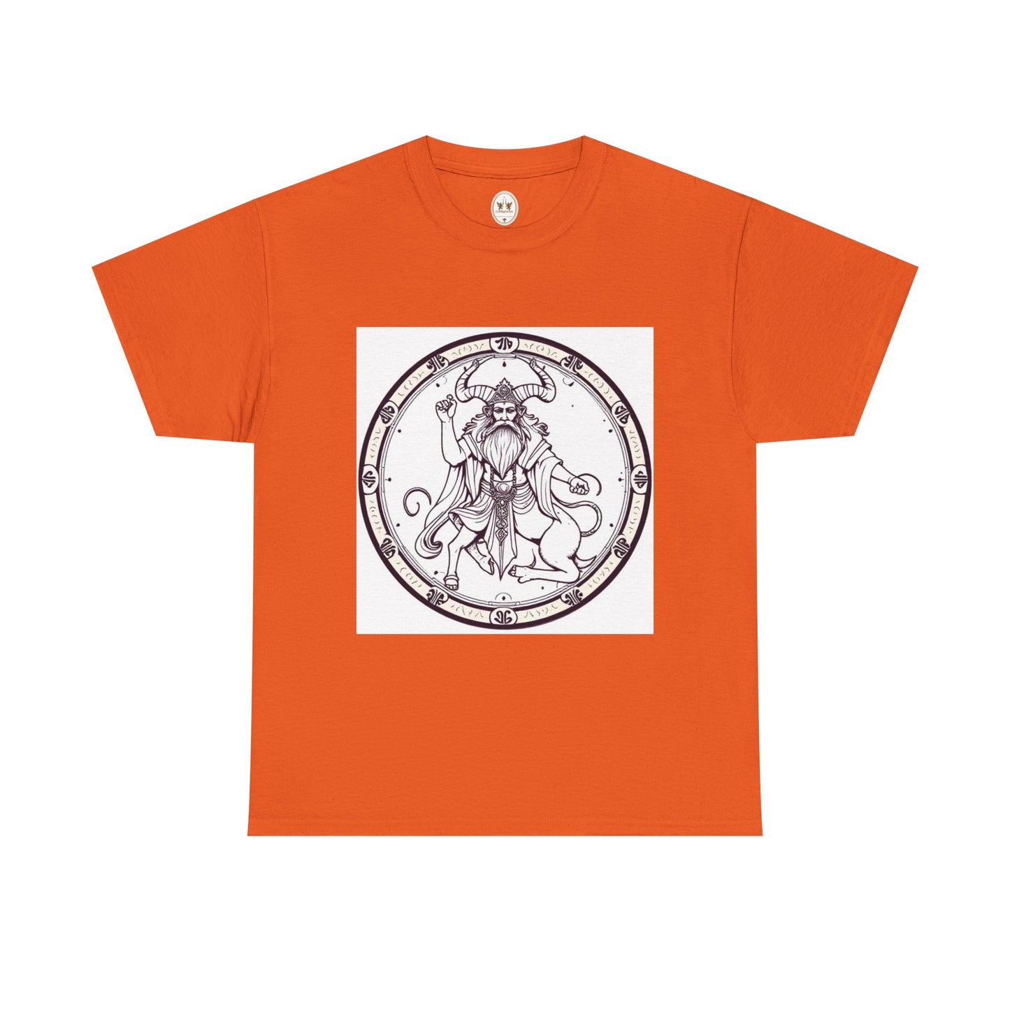 Unisex Heavy Cotton T-Shirt, Bull Centaur, Taurus Zodiac Design