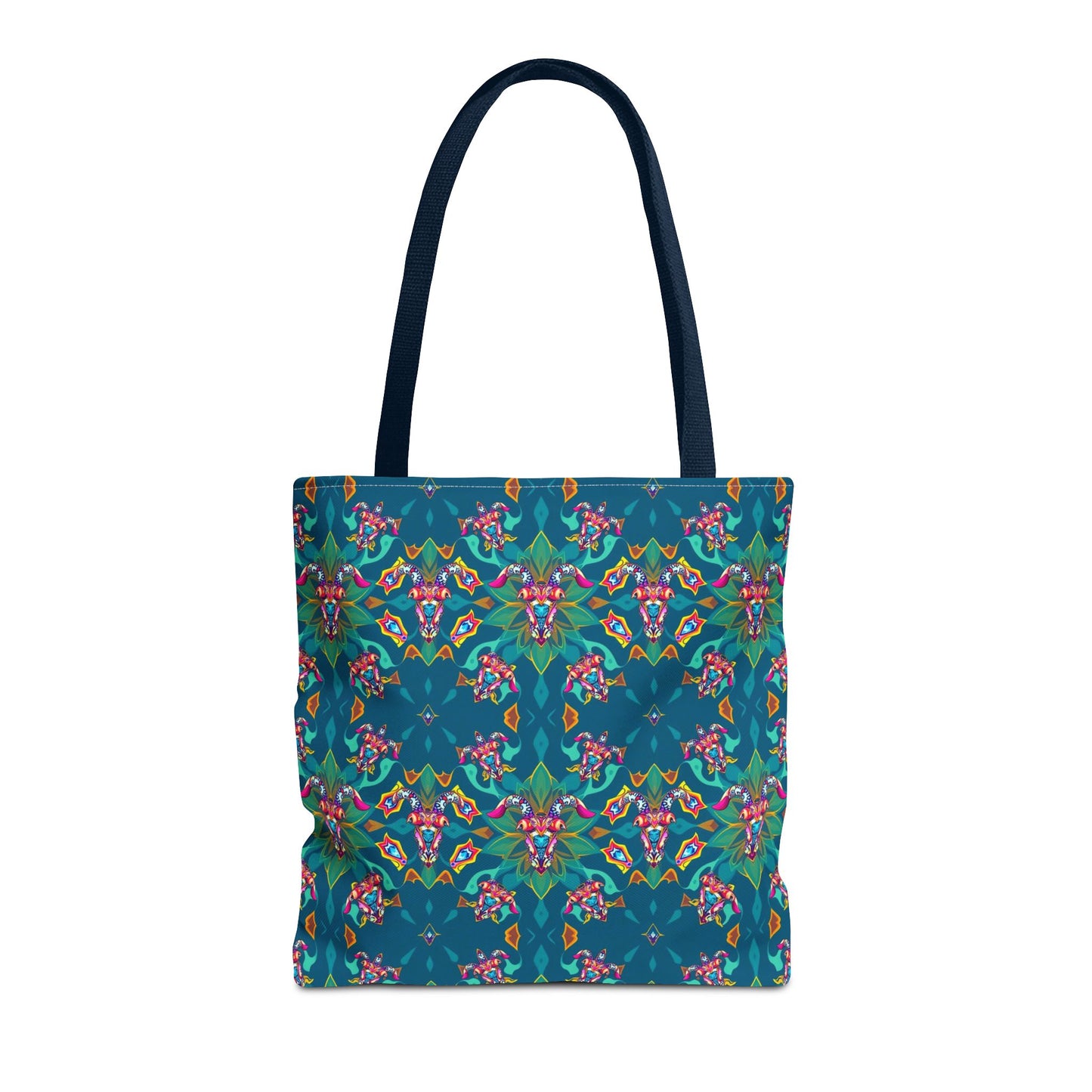 Tote Bag (AOP), Taurus, Zodiac v1, Jewel Pattern