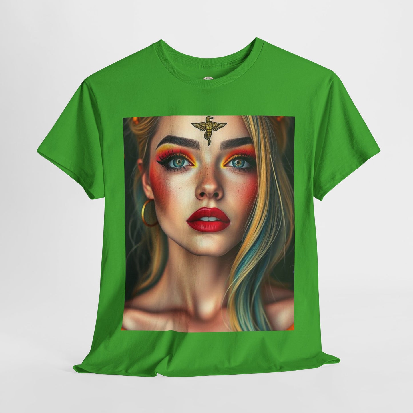 Unisex Heavy Cotton T-Shirt, Virgo, Zodiac, Sexy Art