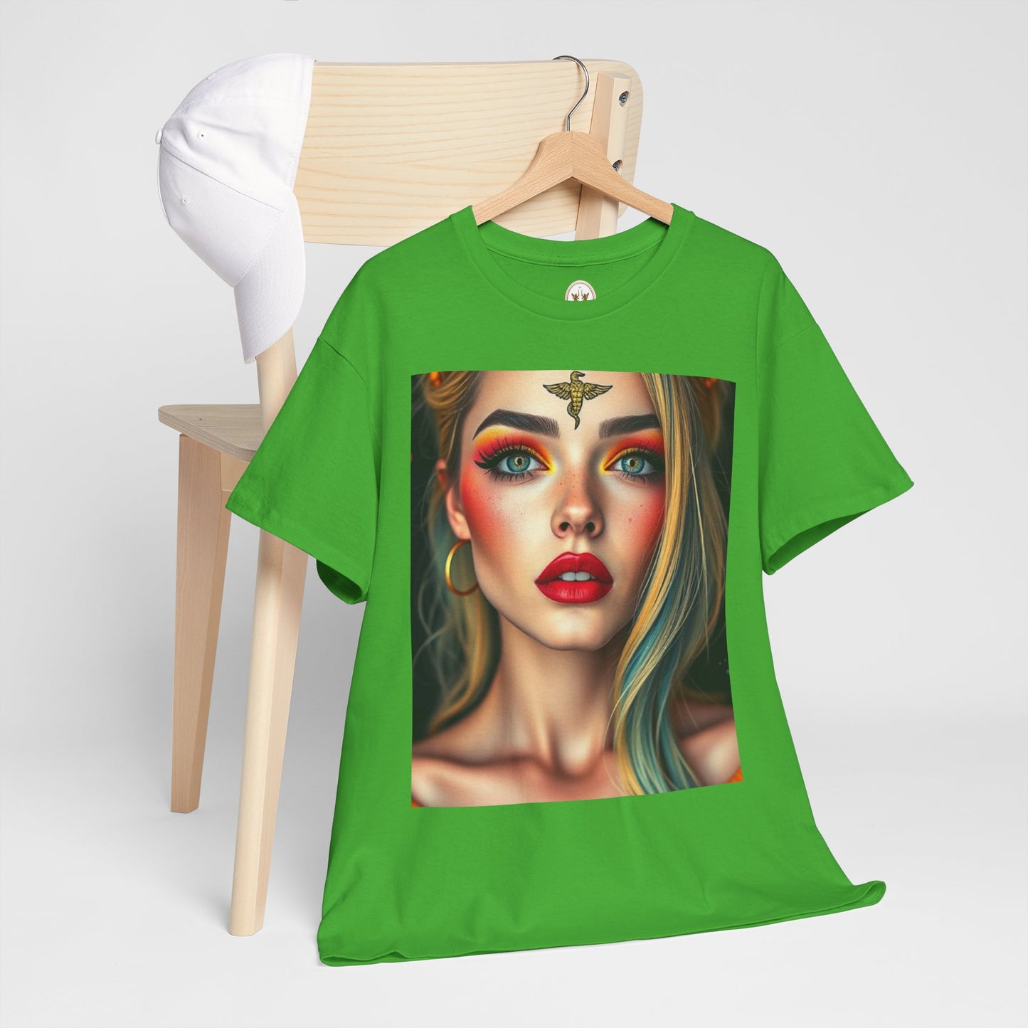 Unisex Heavy Cotton T-Shirt, Virgo, Zodiac, Sexy Art