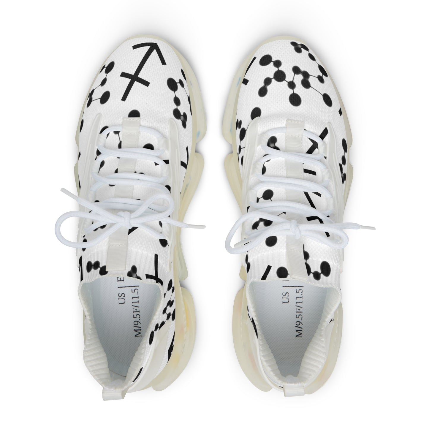 Men's Mesh Sneakers, Sagittarius Zodiac Sign, all over print