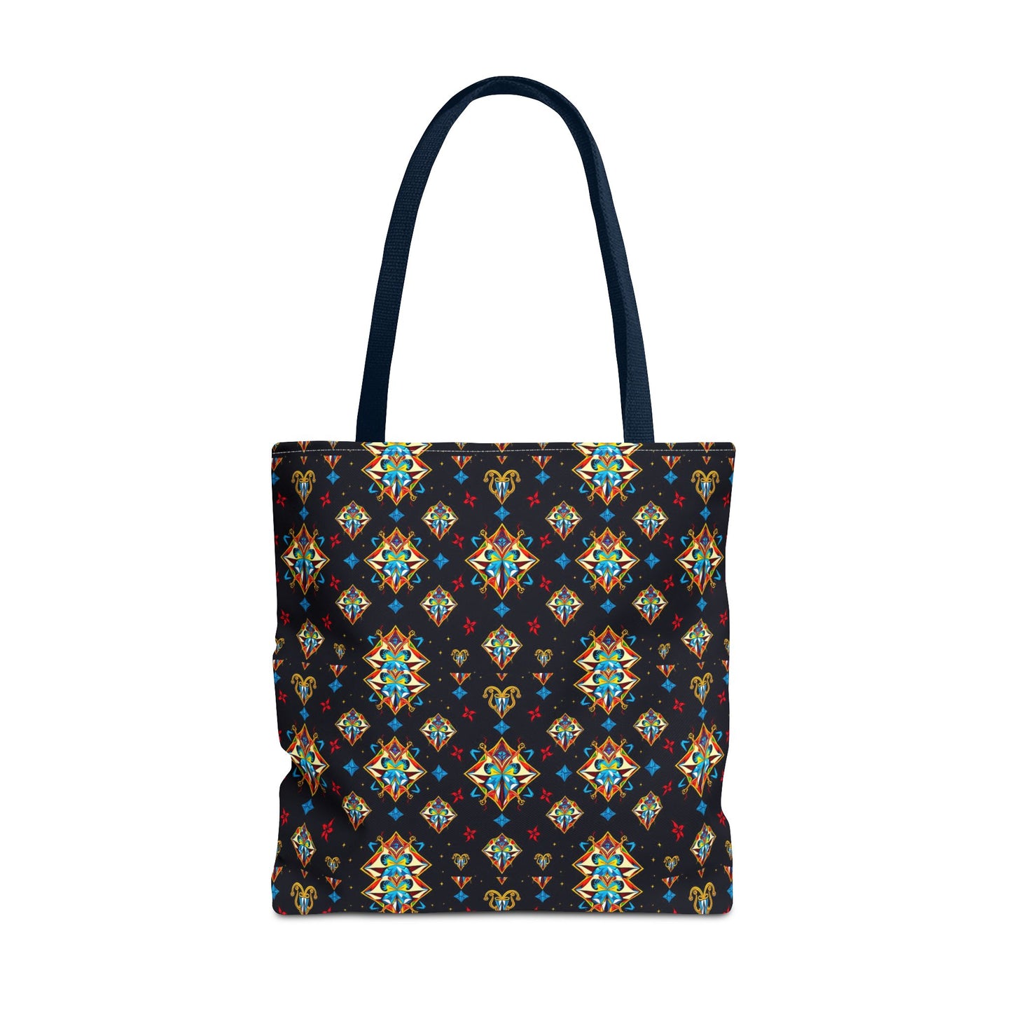 Tote Bag (AOP), Sagittarius, Zodiac v1, Jewel Pattern