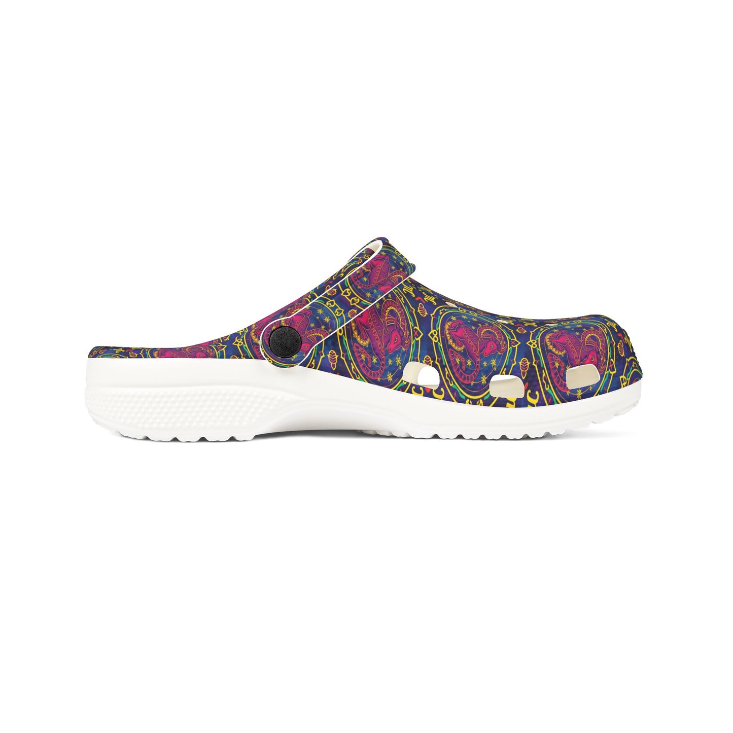 EVA Foam Rubber Shoes, (AOP), Capricorn, Zodiac, Pattern
