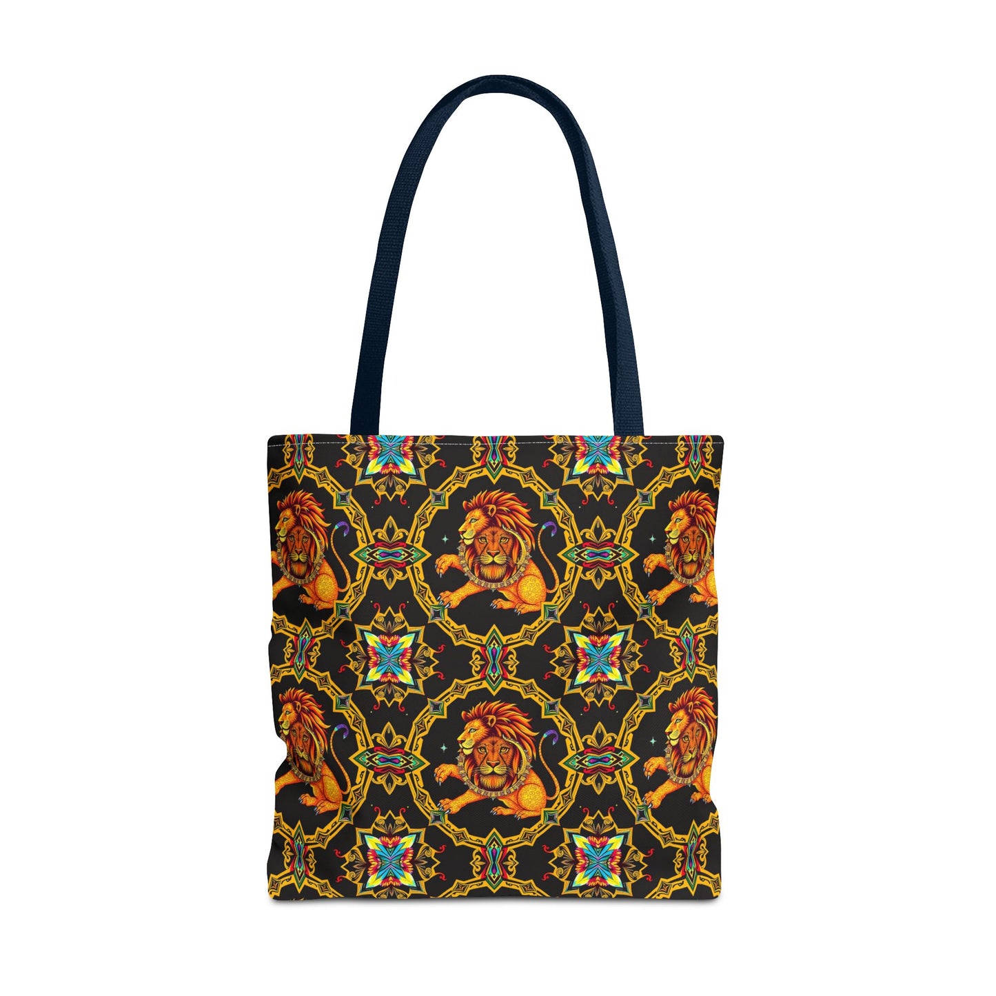 Tote Bag (AOP), Leo, Zodiac, Jewel Pattern