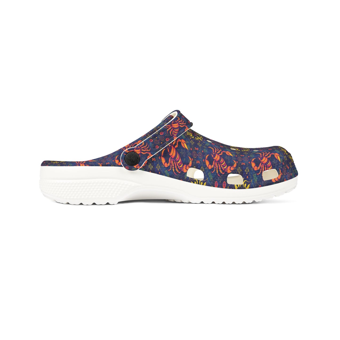 EVA Foam Rubber Shoes, (AOP), Scorpio, Zodiac v3, Pattern