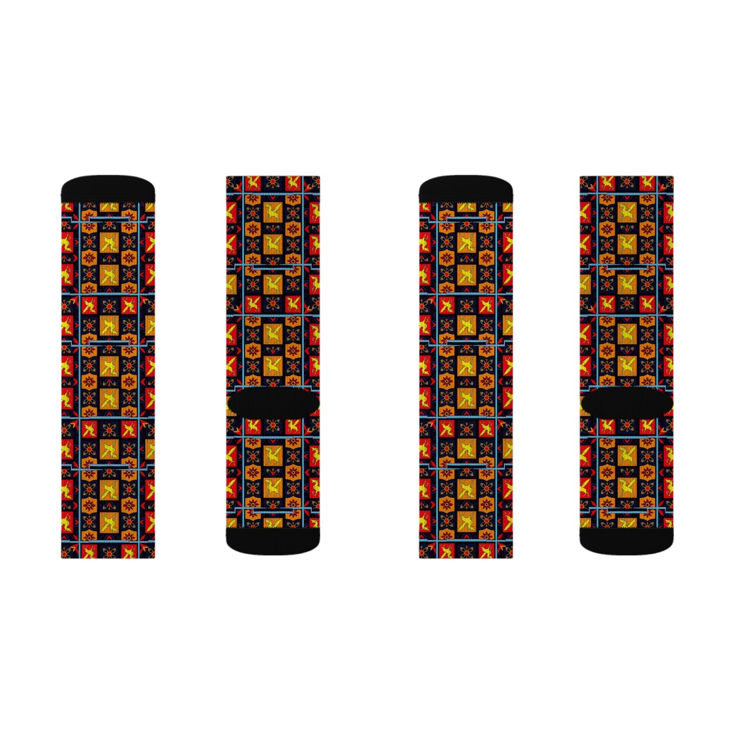 Sublimation Socks, Sagittarius, Zodiac, Shapes Pattern
