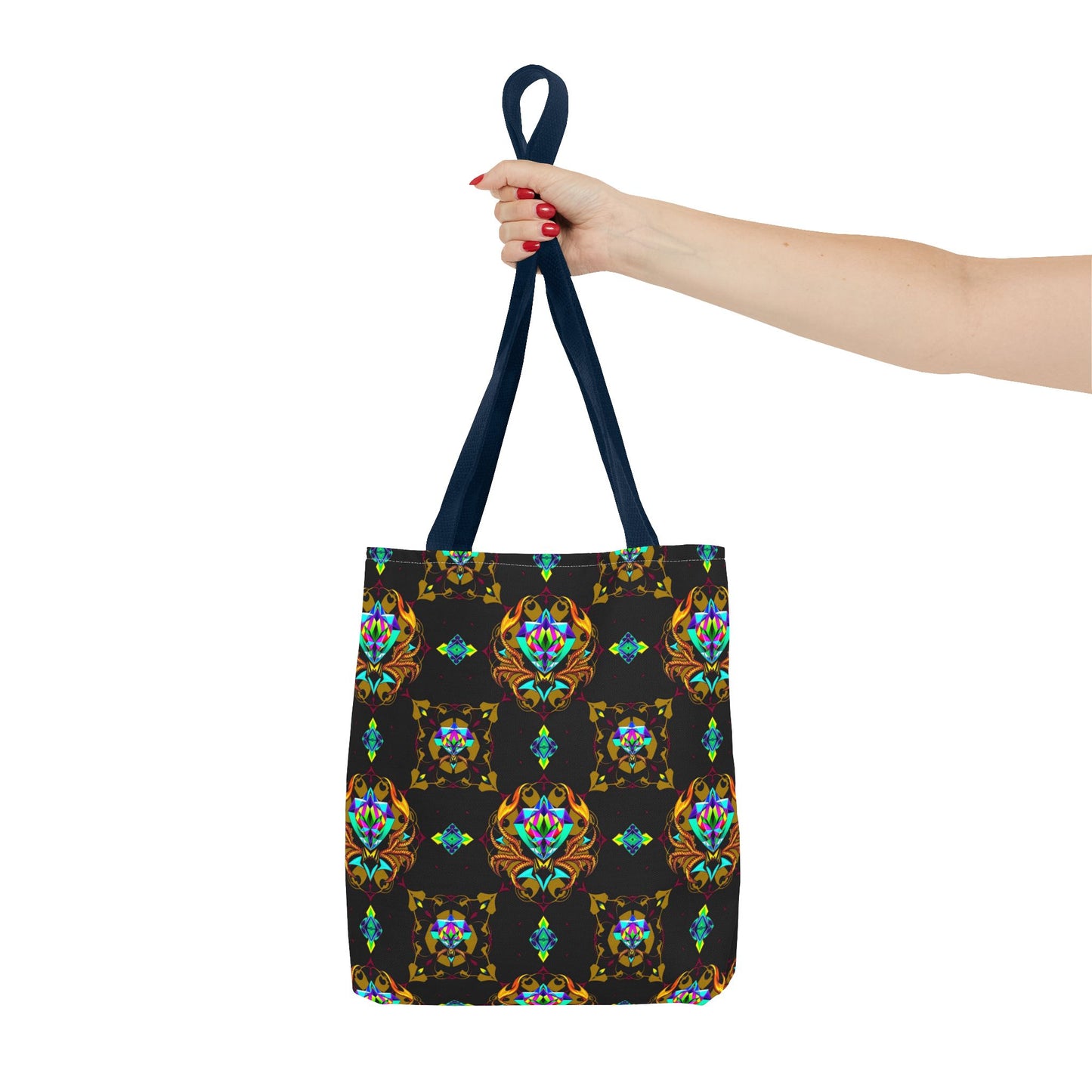Tote Bag (AOP), Scorpio, Zodiac, Jewel Pattern