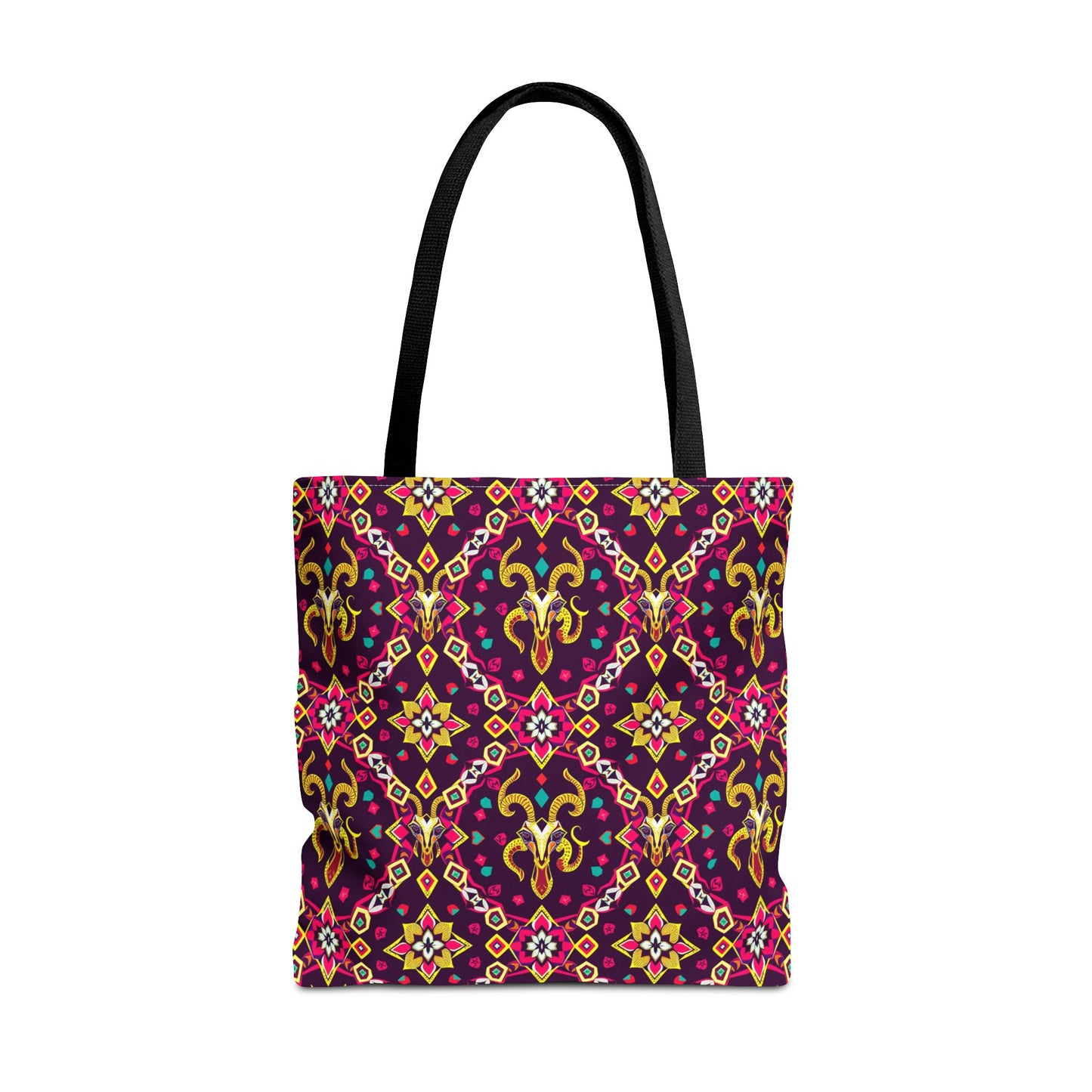 Tote Bag (AOP), Capricorn, Zodiac, Jewel Pattern