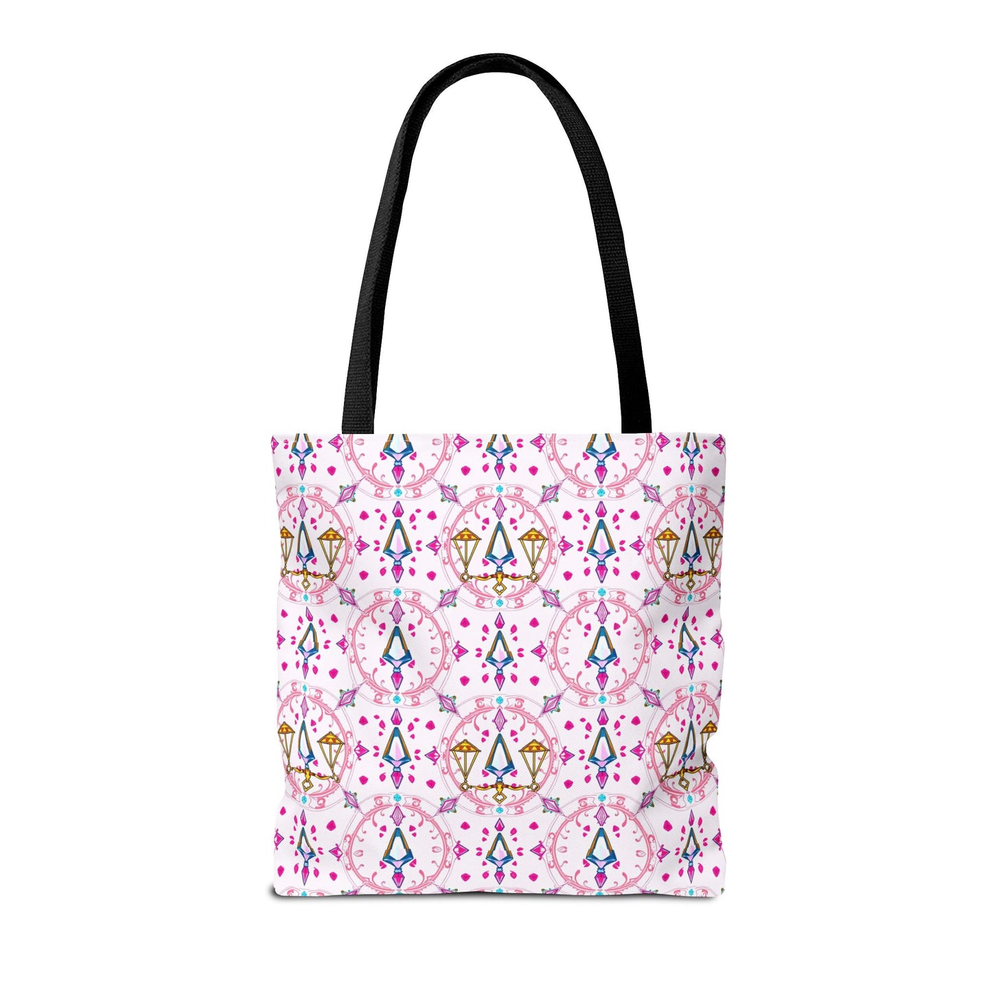 Tote Bag (AOP), Libra, Zodiac, Jewel Pattern