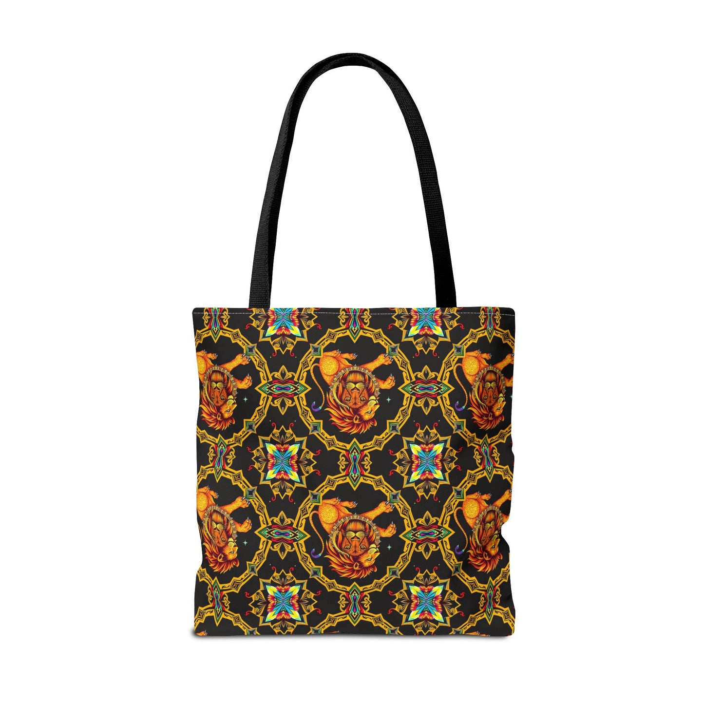 Tote Bag (AOP), Leo, Zodiac, Jewel Pattern