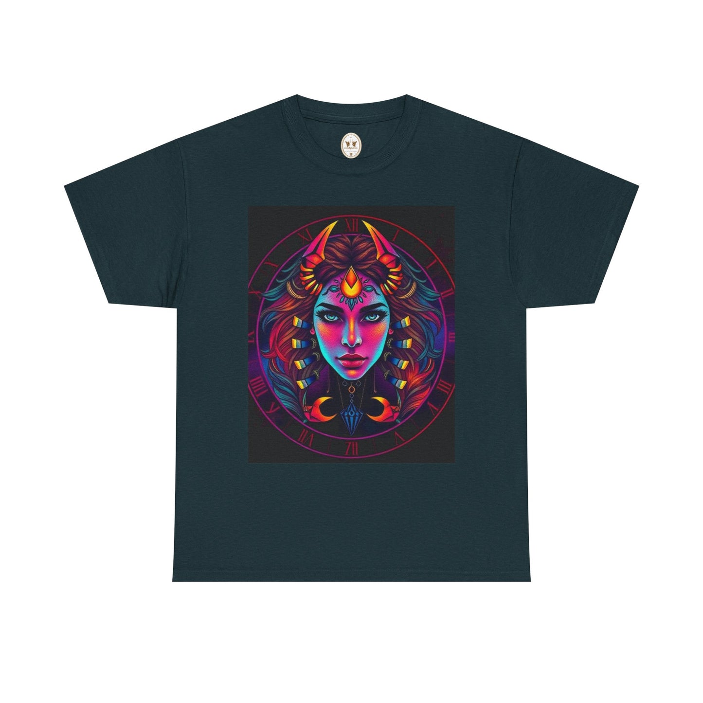 Unisex Heavy Cotton T-Shirt, Scorpio, Zodiac v4, Sexy Art