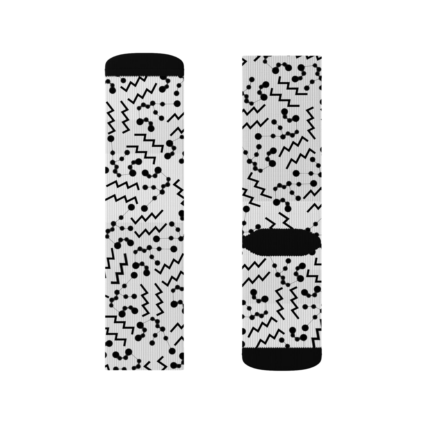 Zodiac Sublimation Socks Aquarius Zodiac sign