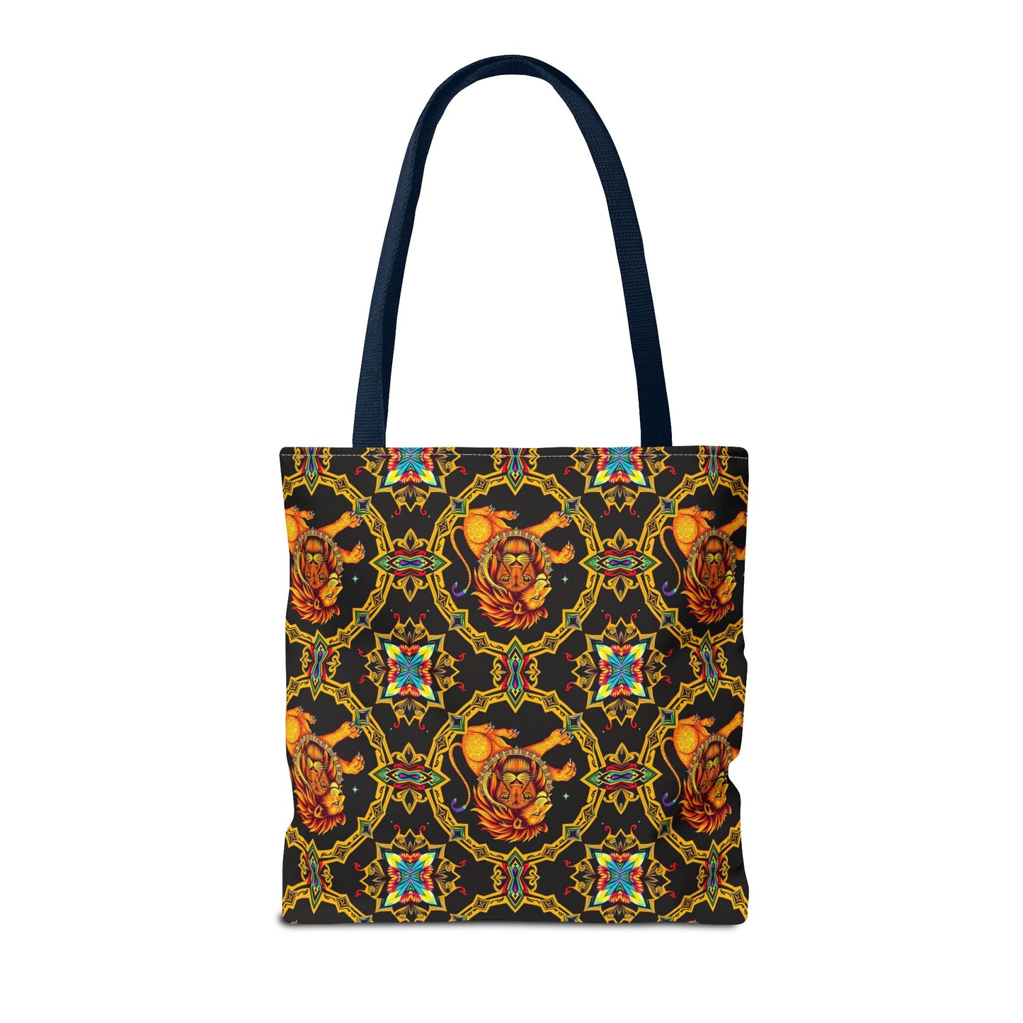 Tote Bag (AOP), Leo, Zodiac, Jewel Pattern
