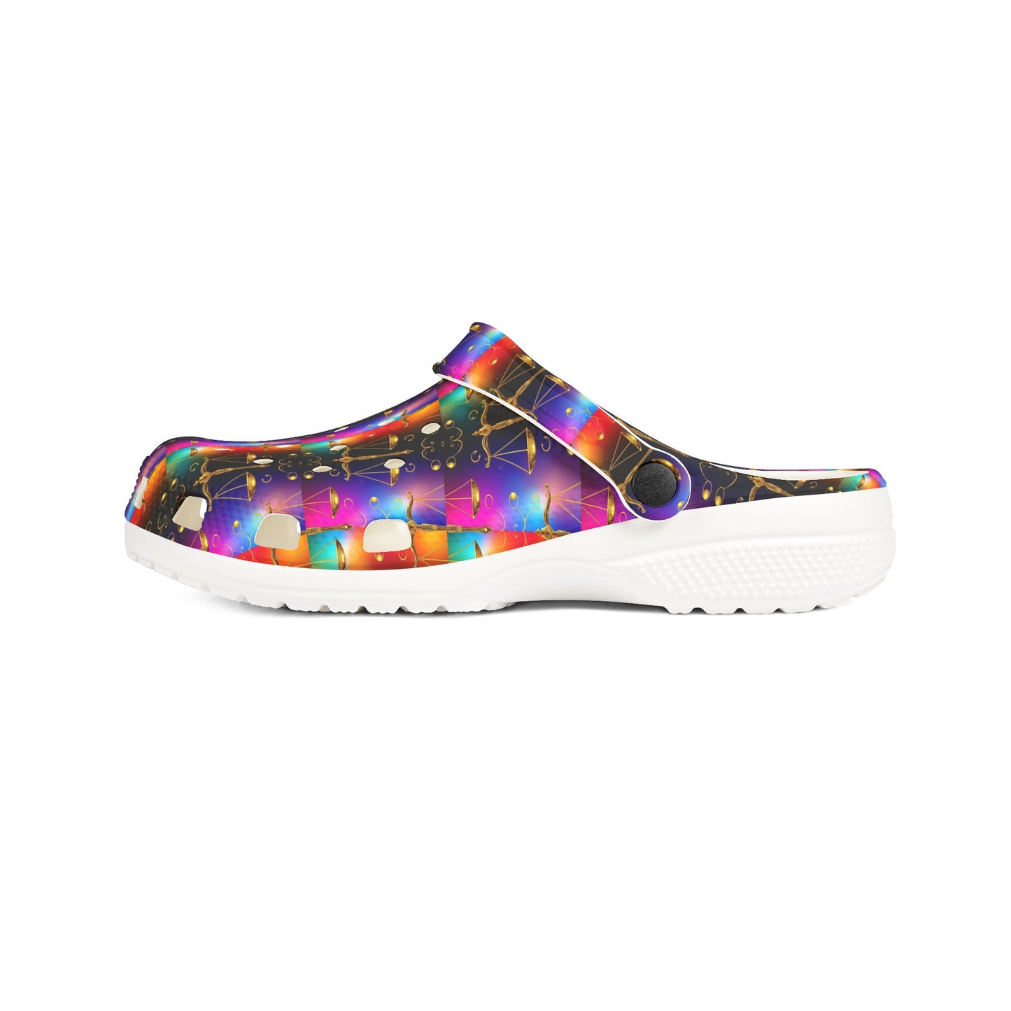 EVA Foam Rubber Shoes, (AOP), Libra, Zodiac v1, Pattern