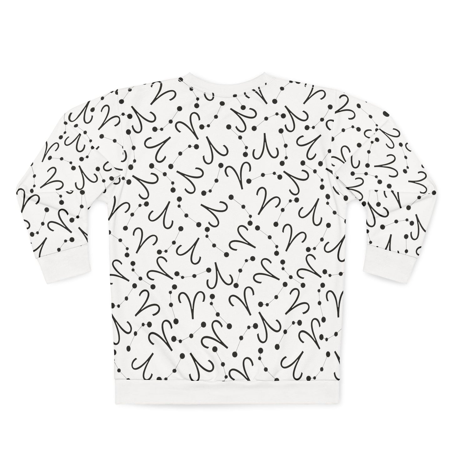 Zodiac AOP Unisex Sweatshirt Aries Zodiac Sign