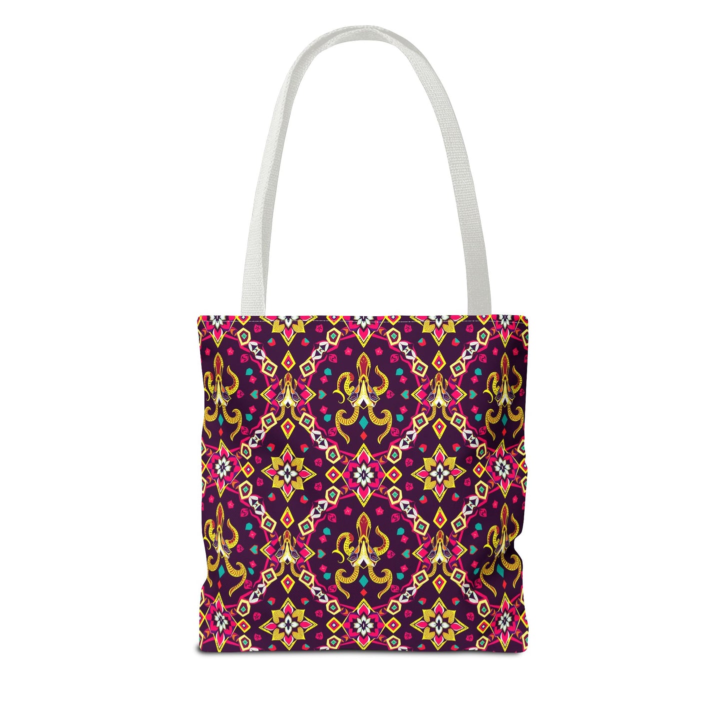 Tote Bag (AOP), Capricorn, Zodiac, Jewel Pattern