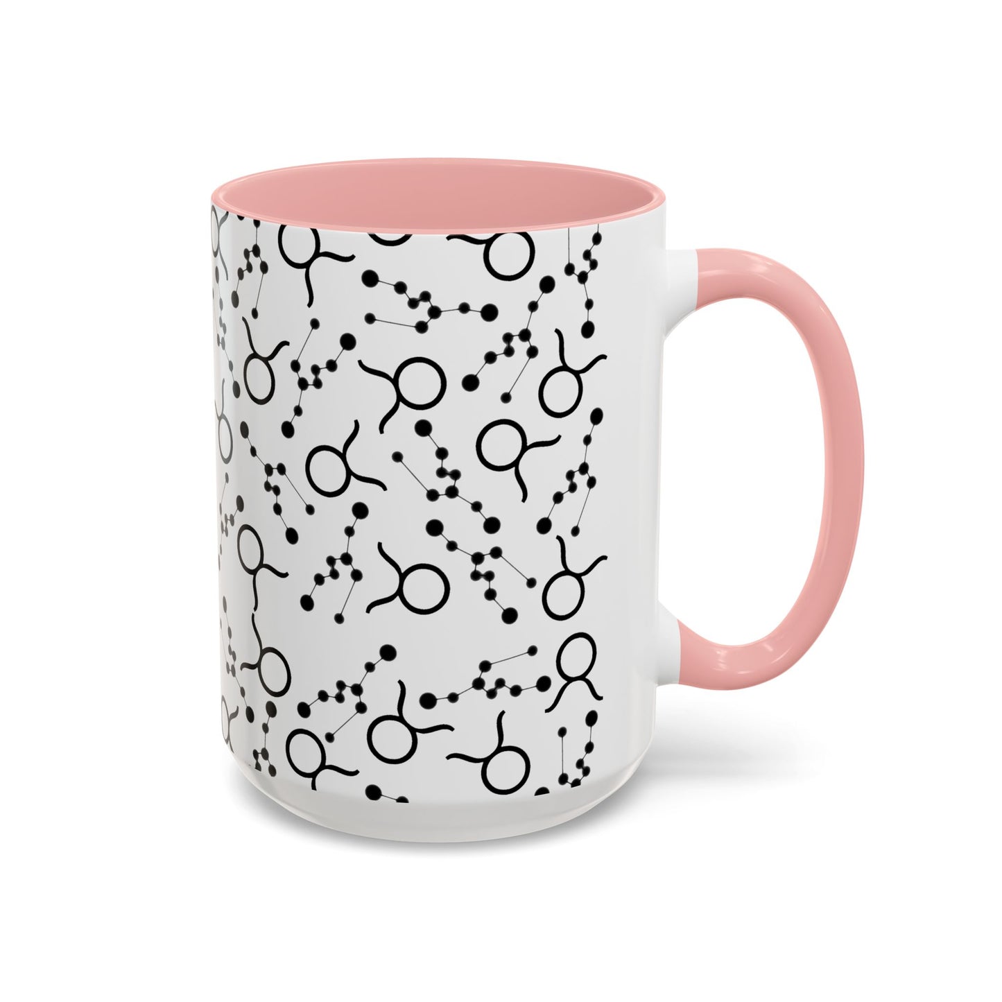 Accent Coffee Mug with the Taurus Zodiac sign (11, 15oz)