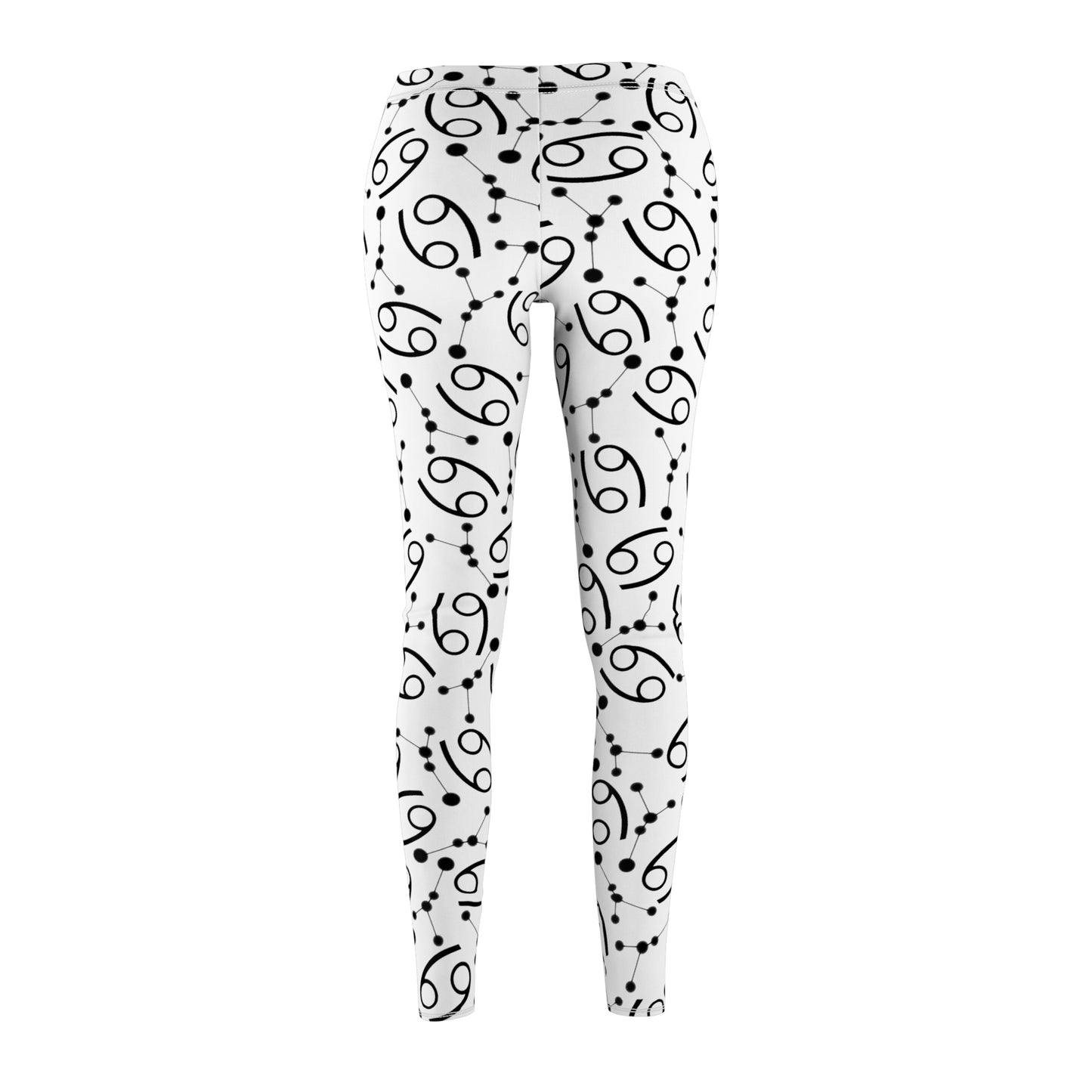 Women's Zodiac Cut & Sew Casual Leggings Cancer Zodiac sign
