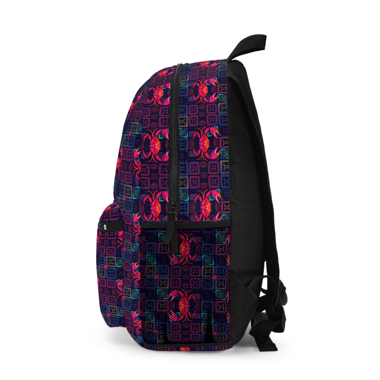 Backpack, Cancer, Zodiac v1, Shapes Pattern