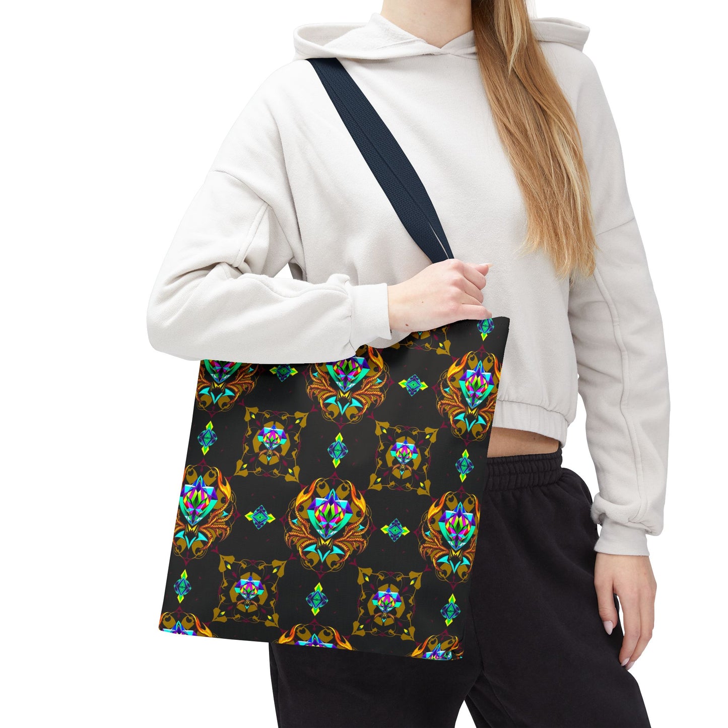 Tote Bag (AOP), Scorpio, Zodiac, Jewel Pattern