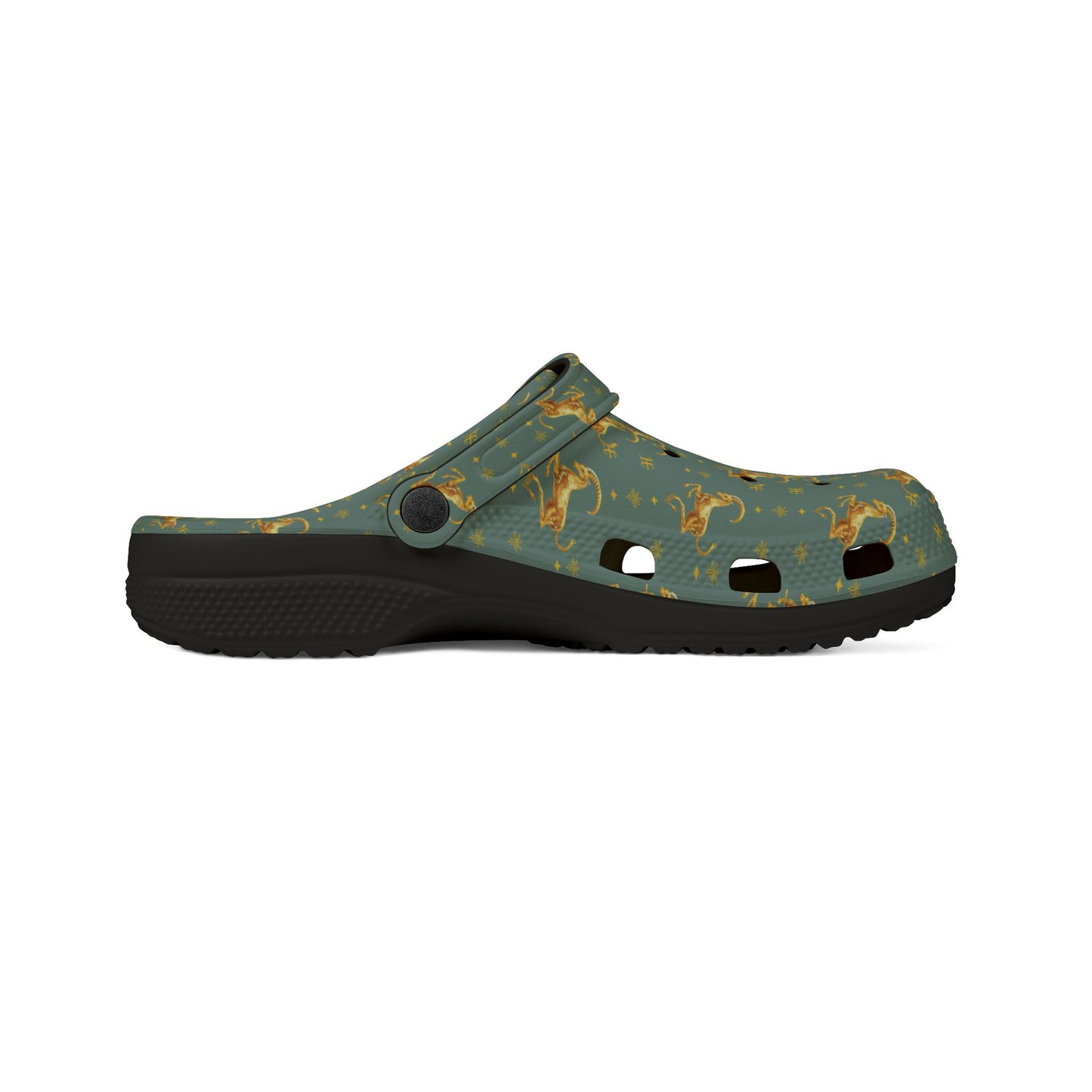 EVA Foam Rubber Shoes, (AOP), Capricorn, Zodiac v1, Pattern
