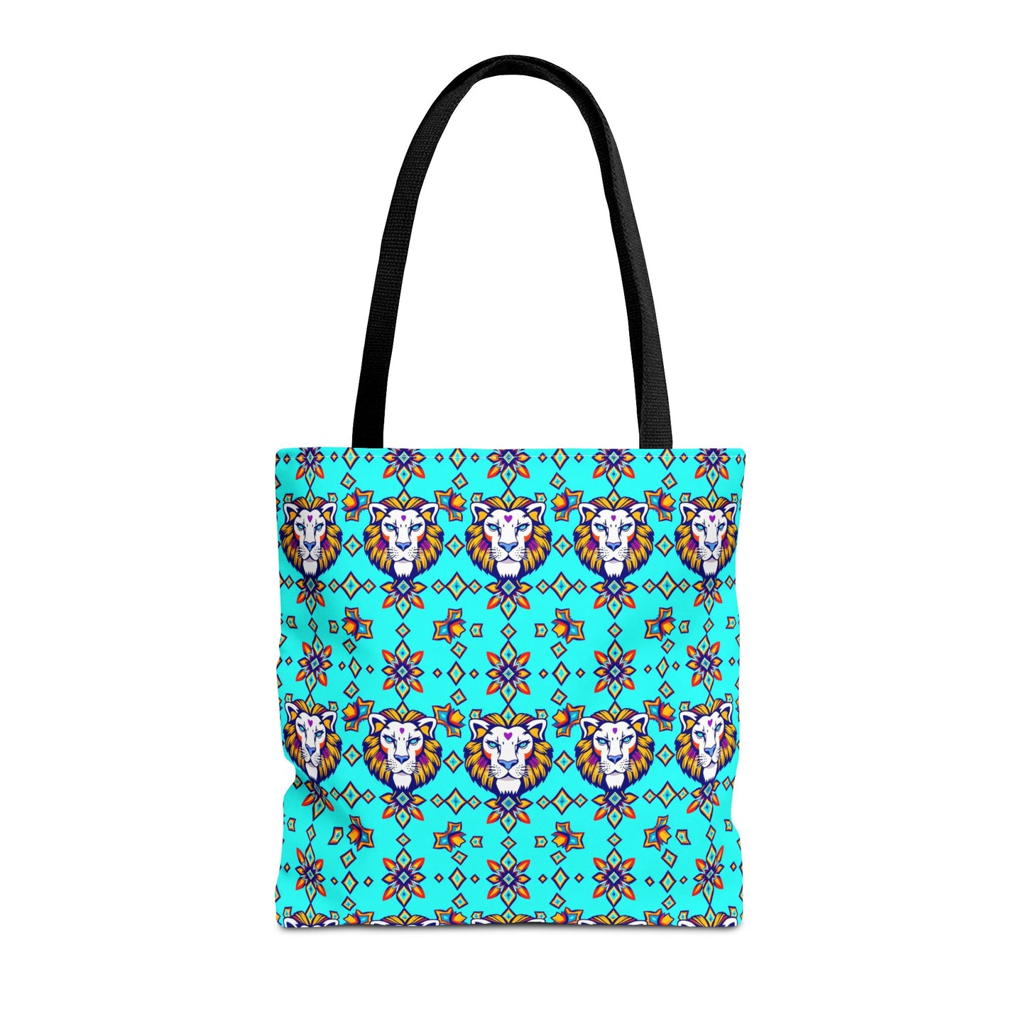 Tote Bag (AOP), Leo, Zodiac v1, Jewel Pattern