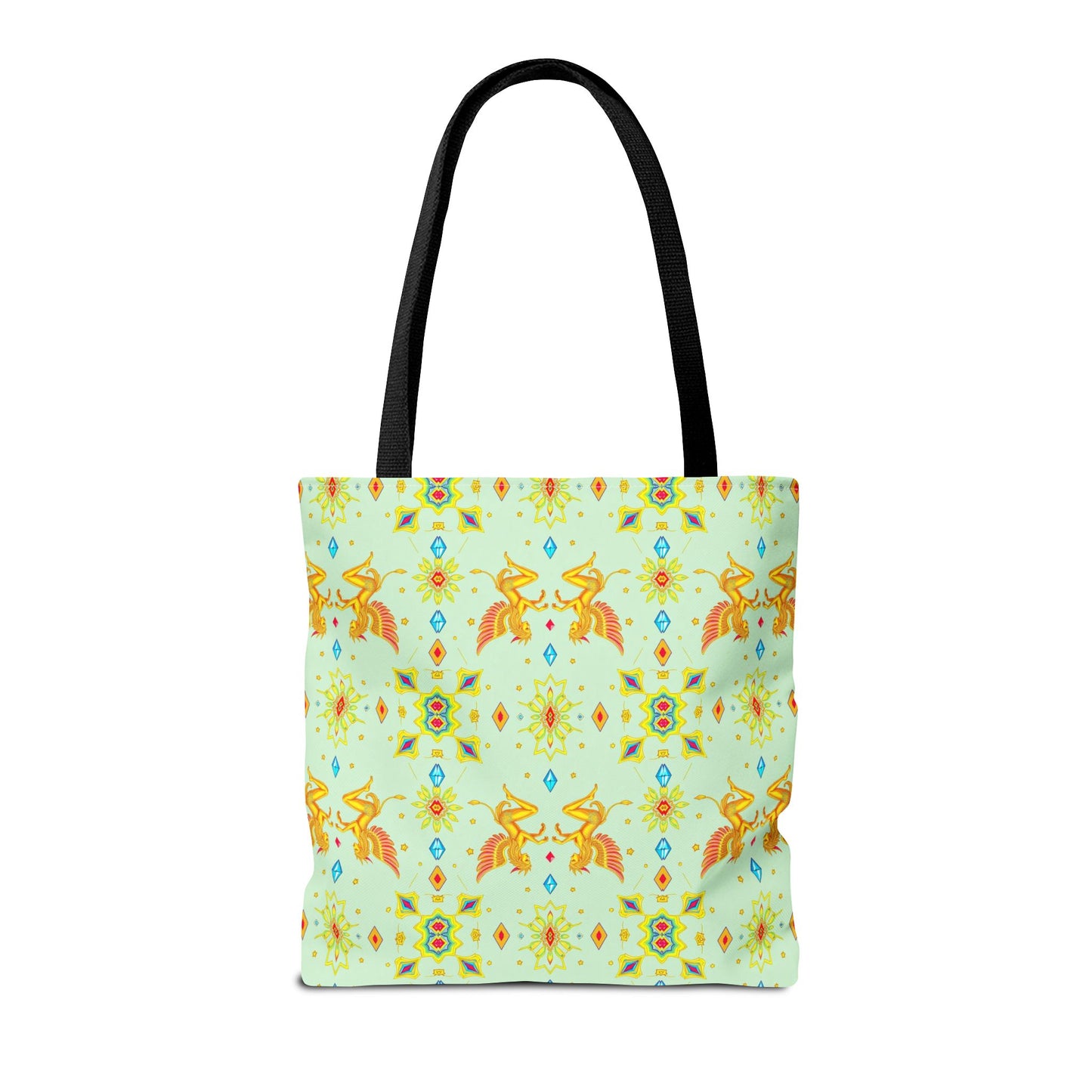 Tote Bag (AOP), Gemini, Zodiac v1, Jewel Pattern