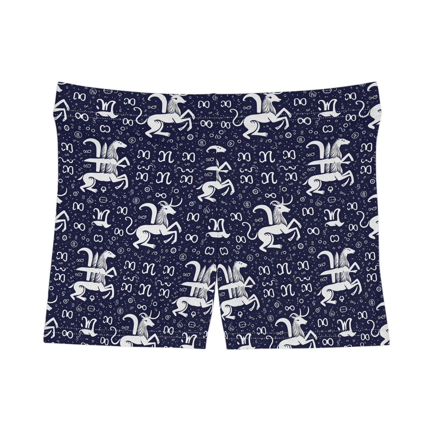 Women's Shorts, AOP, Aquarius, Zodiac, Pattern