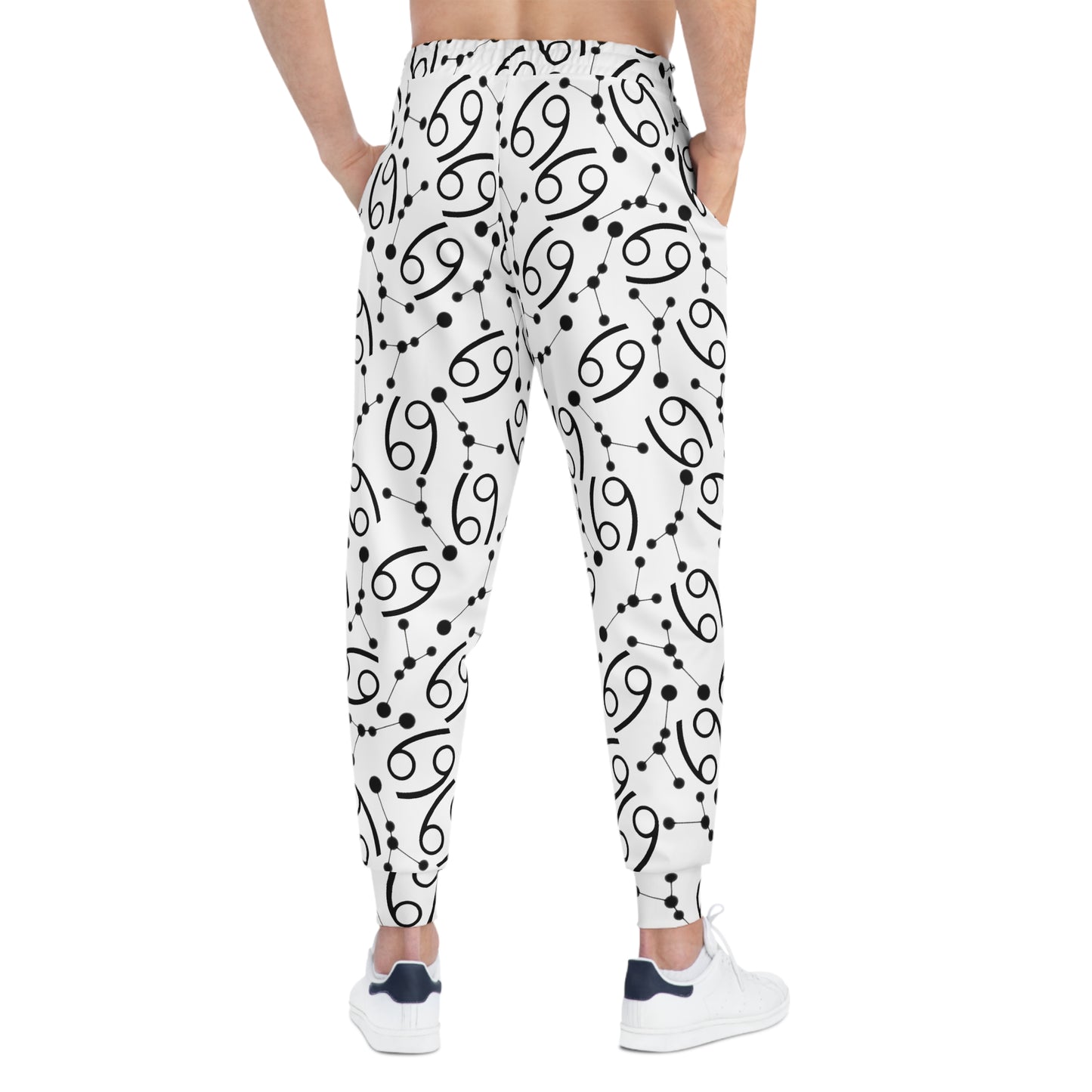 Athletic Joggers Cancer Zodiac sign (AOP)